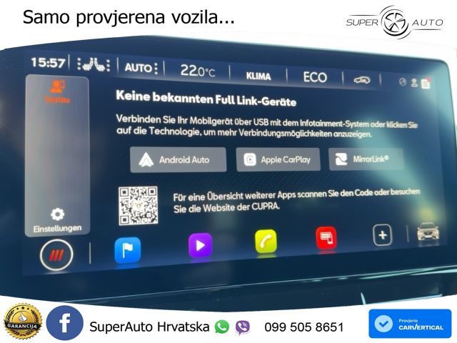 Cupra Formentor 1.4 TSI (245 KS) e-Hybrid DSG VZ MATRIX+GR SJED+KAM
