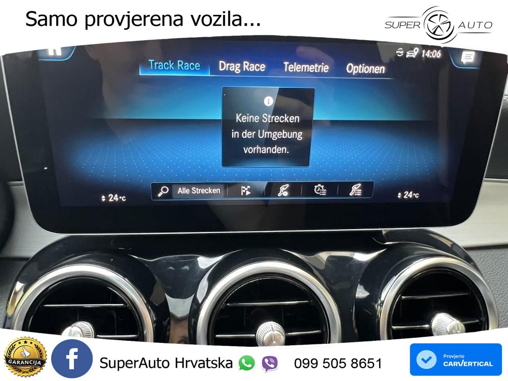 Mercedes GLC Coupe AMG 63 S V8 (510 KS) 4MATIC+ MCT ZRAČNI+ACC+GR SJED+360