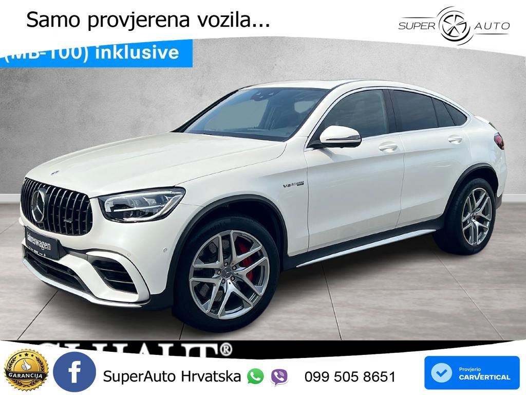 Mercedes GLC Coupe AMG 63 S V8 (510 KS) 4MATIC+ MCT ZRAČNI+ACC+GR SJED+360