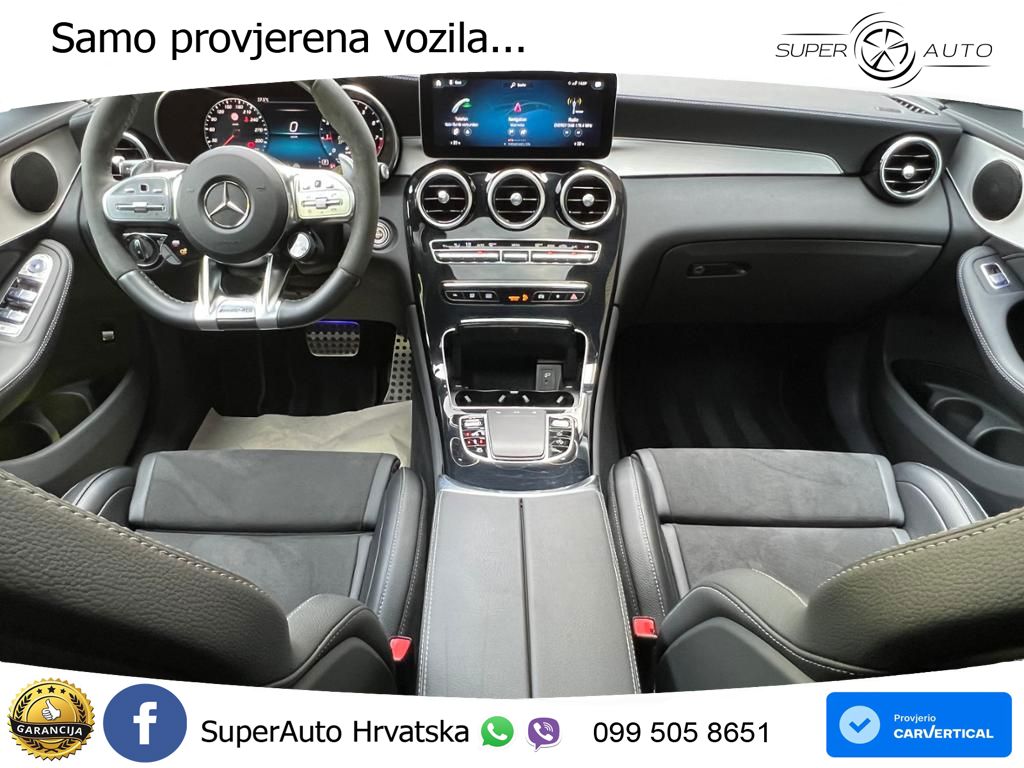 Mercedes GLC Coupe AMG 63 S V8 (510 KS) 4MATIC+ MCT ZRAČNI+ACC+GR SJED+360
