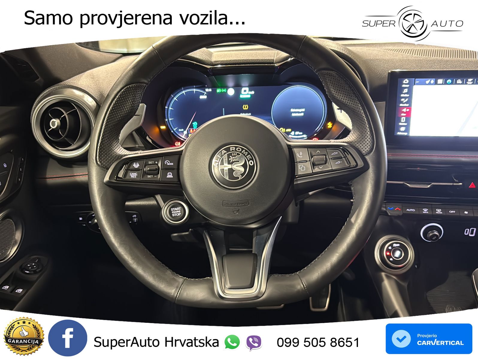 Alfa Romeo Tonale 1.3 T MultiAir (280 KS) Plug-in Hybrid eQ4 Automatic ACC+GR SJED+360+PANO