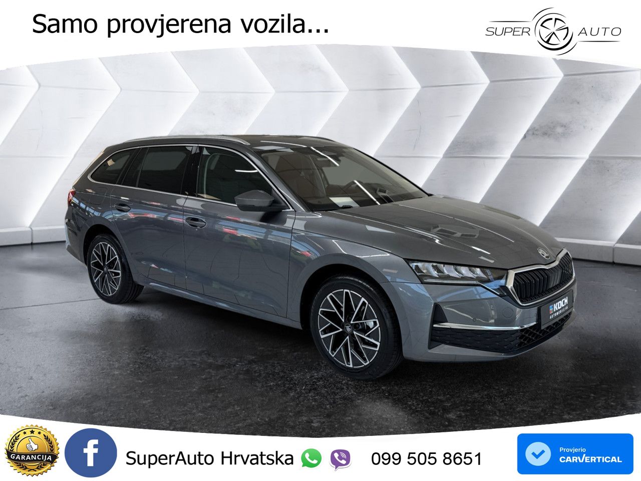 Škoda Octavia Combi 1.5 TSI (150 KS) DSG LED+GR SJED+ACC