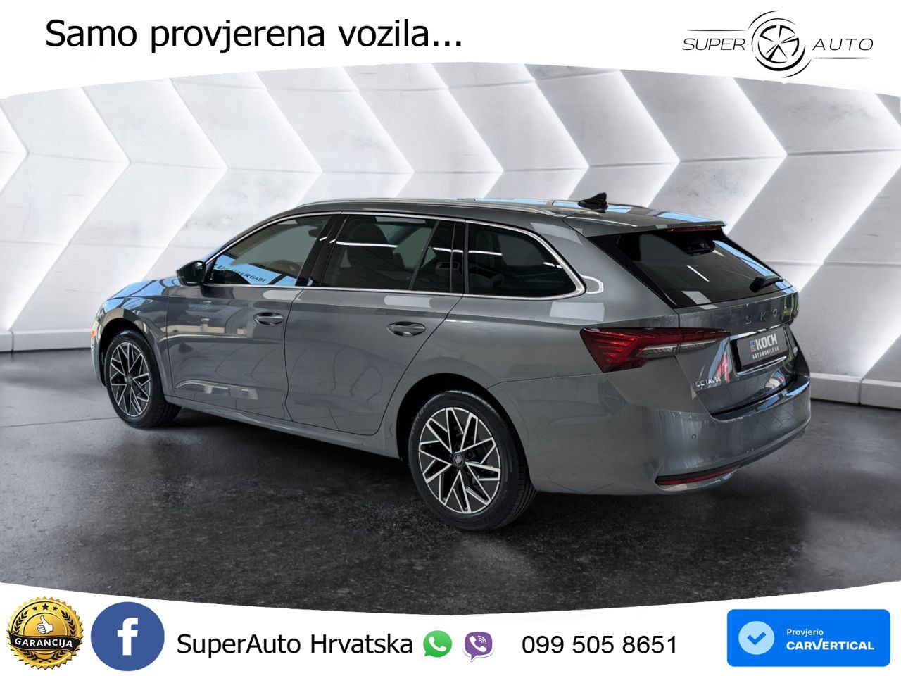 Škoda Octavia Combi 1.5 TSI (150 KS) DSG LED+GR SJED+ACC