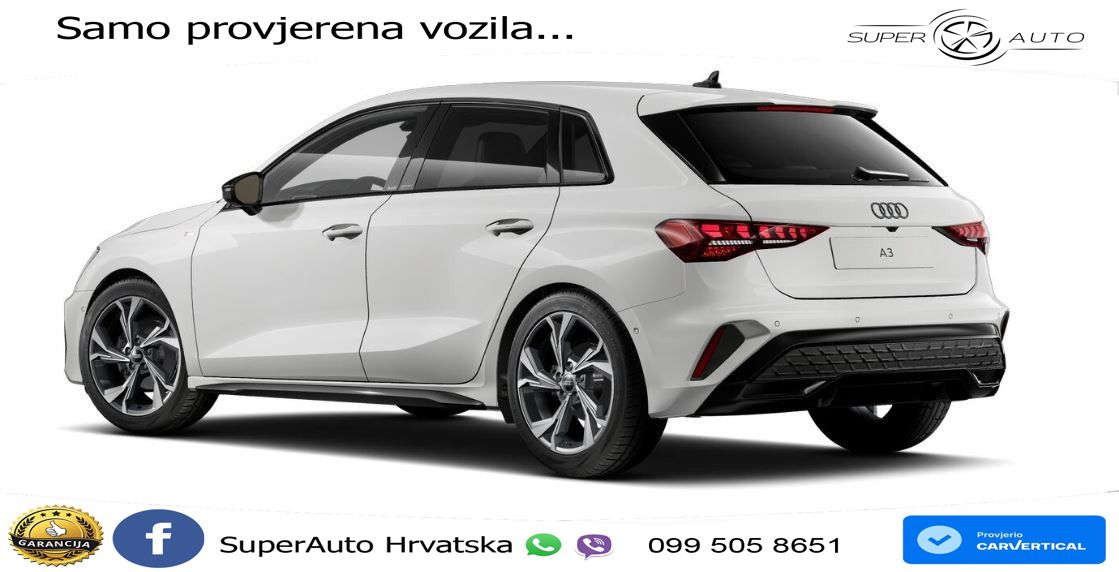 Audi A3 35 TFSI (150 KS) S tronic LED+GR SJED+ACC