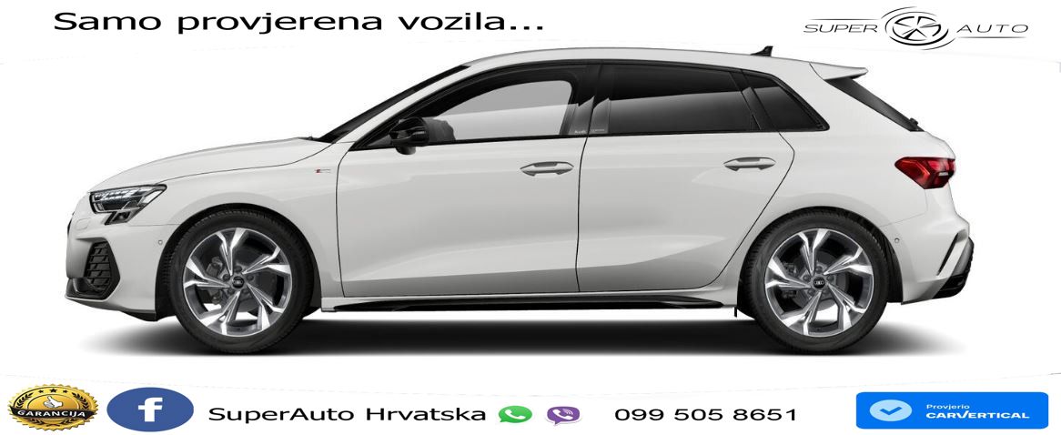 Audi A3 35 TFSI (150 KS) S tronic LED+GR SJED+ACC