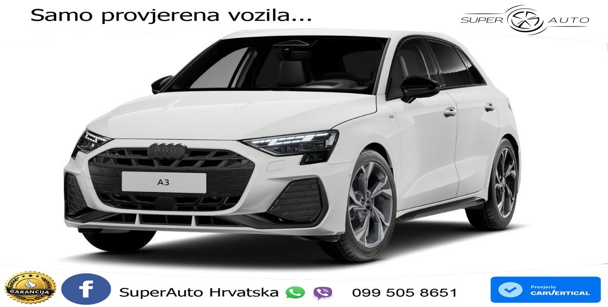 Audi A3 35 TFSI (150 KS) S tronic LED+GR SJED+ACC