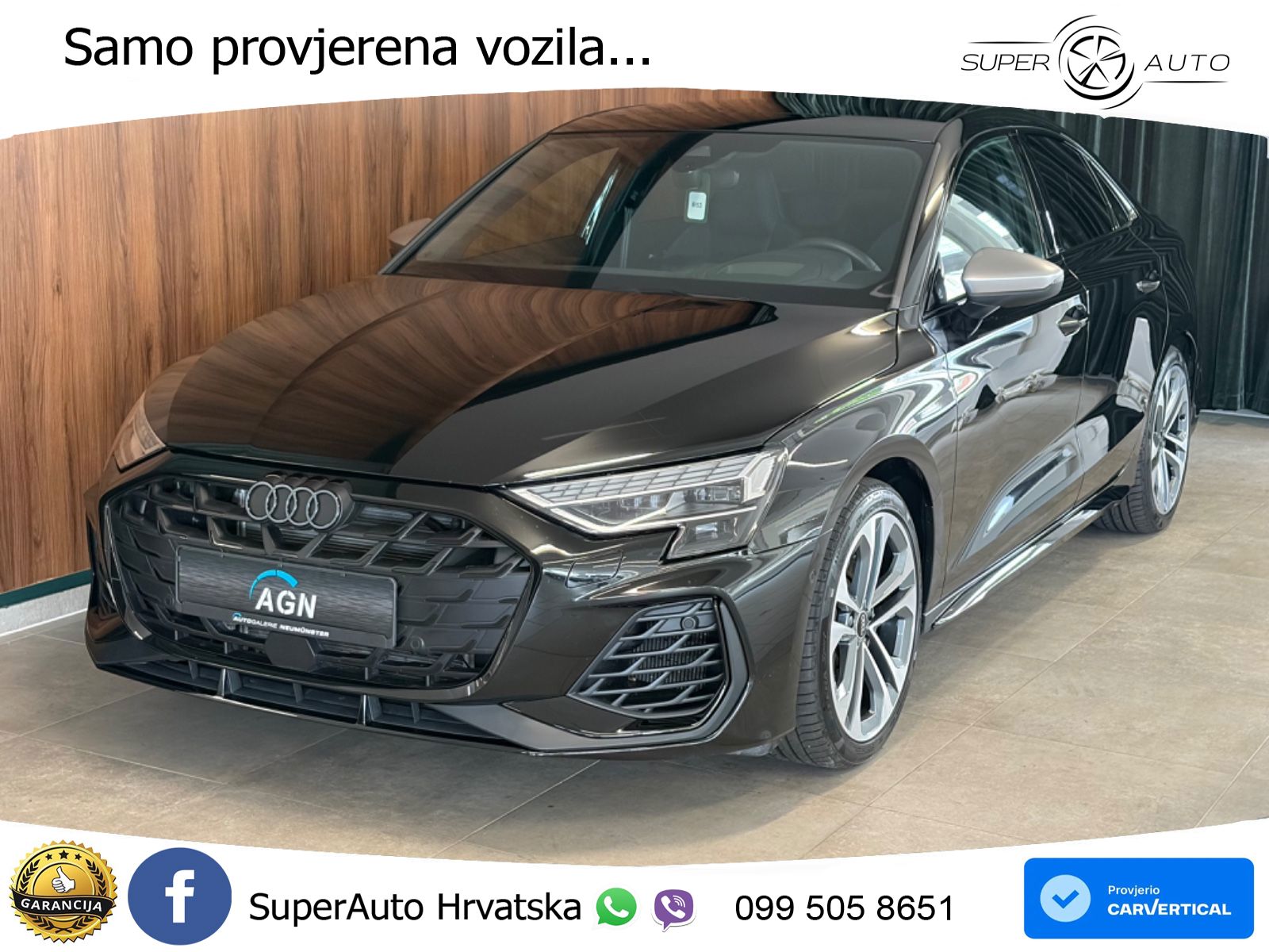 Audi S3 Limuzina 2.0 TFSI (333 KS) quattro S tronic LED+GR SJED+ACC