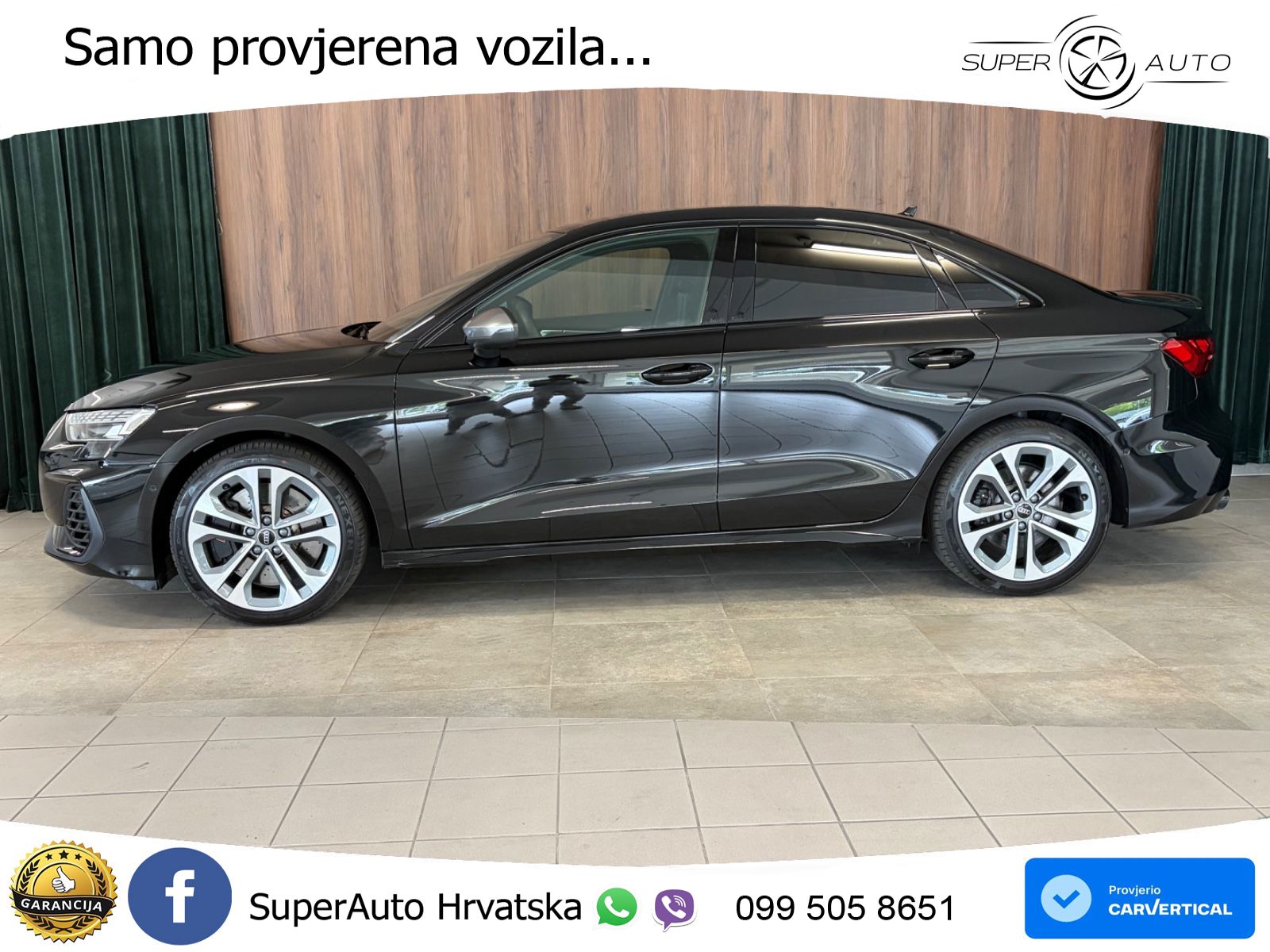 Audi S3 Limuzina 2.0 TFSI (333 KS) quattro S tronic LED+GR SJED+ACC