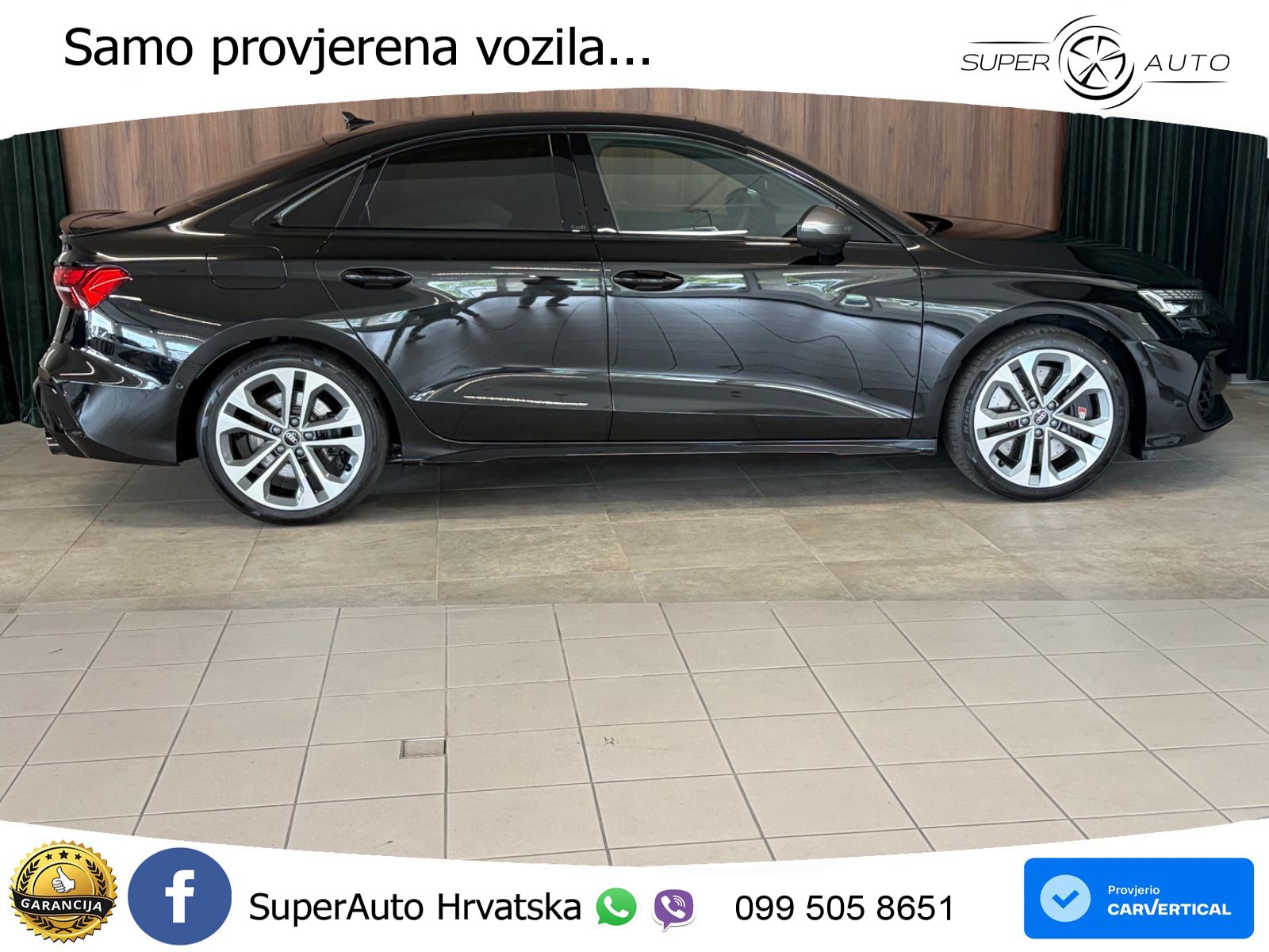 Audi S3 Limuzina 2.0 TFSI (333 KS) quattro S tronic LED+GR SJED+ACC