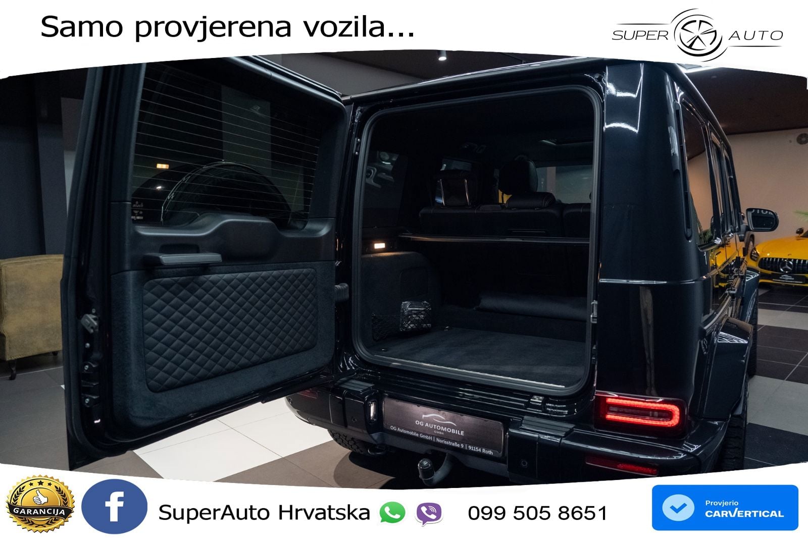 Mercedes G 500 Long V8 (422 KS) 4MATIC 9G-TRONIC AMG LED+GR SJED+ACC