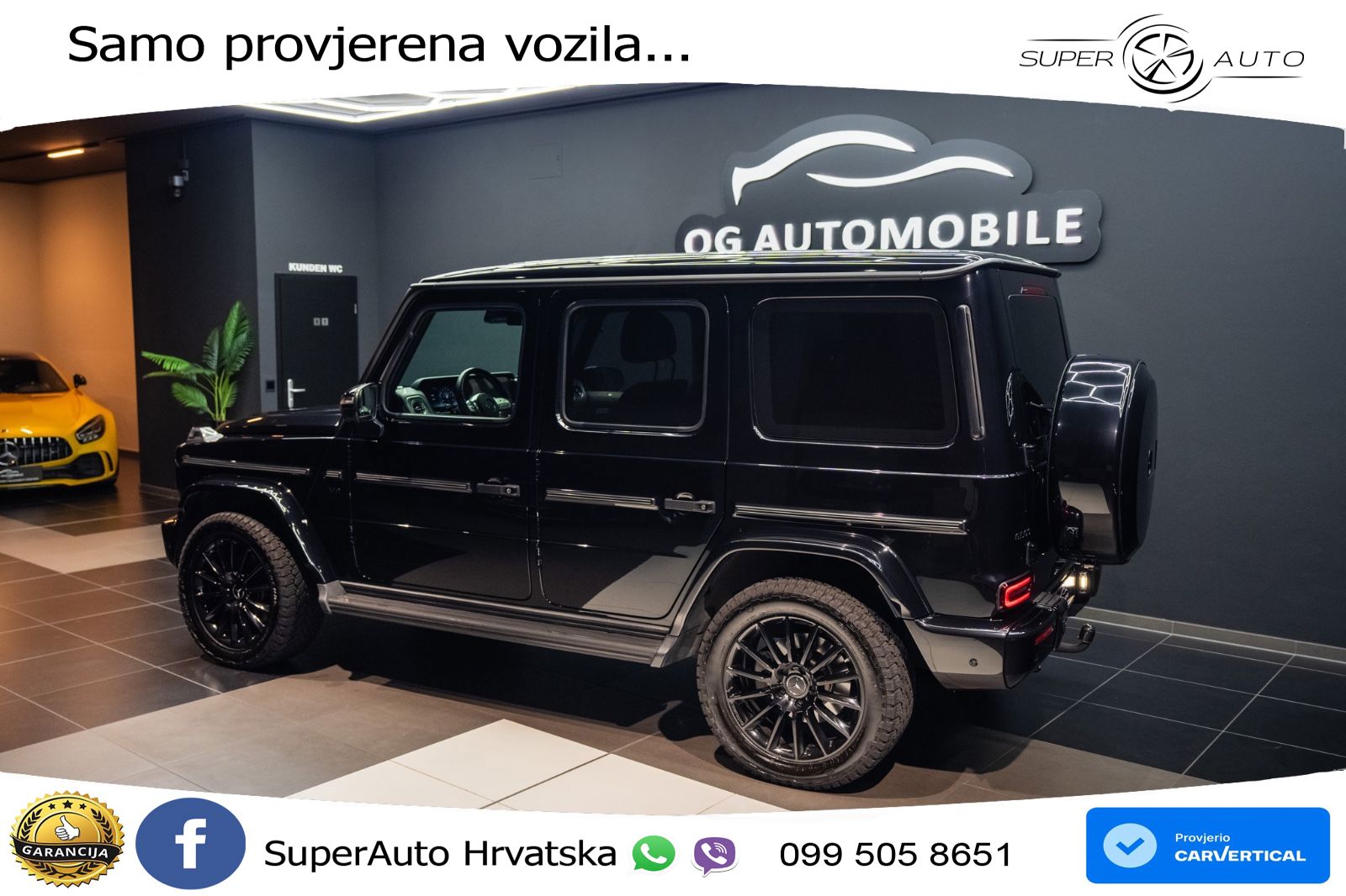 Mercedes G 500 Long V8 (422 KS) 4MATIC 9G-TRONIC AMG LED+GR SJED+ACC