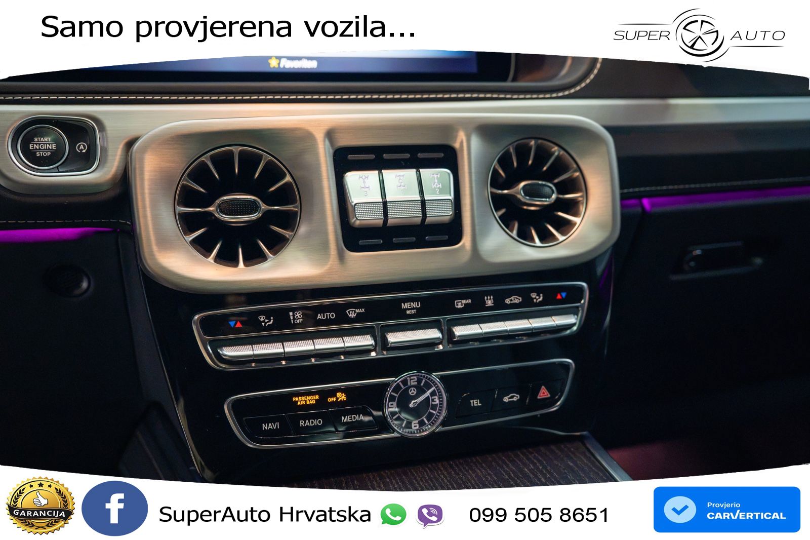 Mercedes G 500 Long V8 (422 KS) 4MATIC 9G-TRONIC AMG LED+GR SJED+ACC