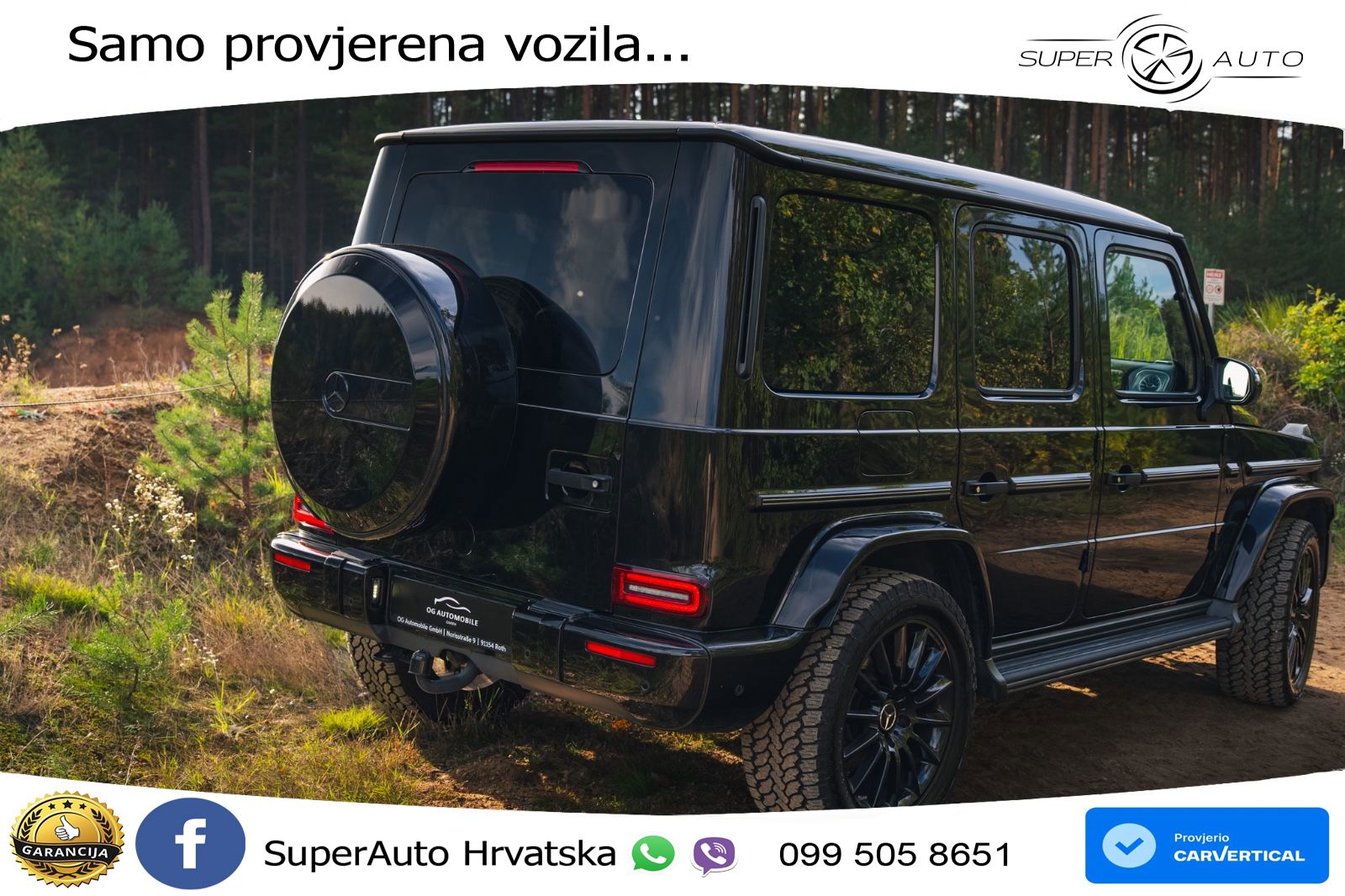 Mercedes G 500 Long V8 (422 KS) 4MATIC 9G-TRONIC AMG LED+GR SJED+ACC