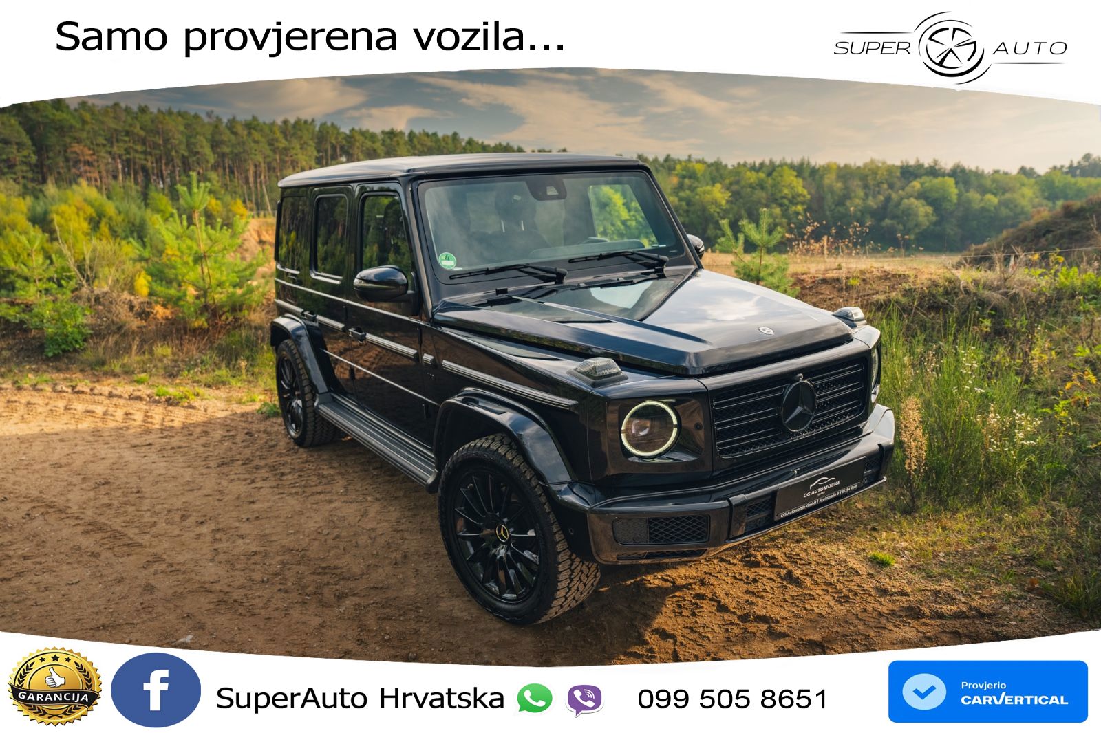 Mercedes G 500 Long V8 (422 KS) 4MATIC 9G-TRONIC AMG LED+GR SJED+ACC