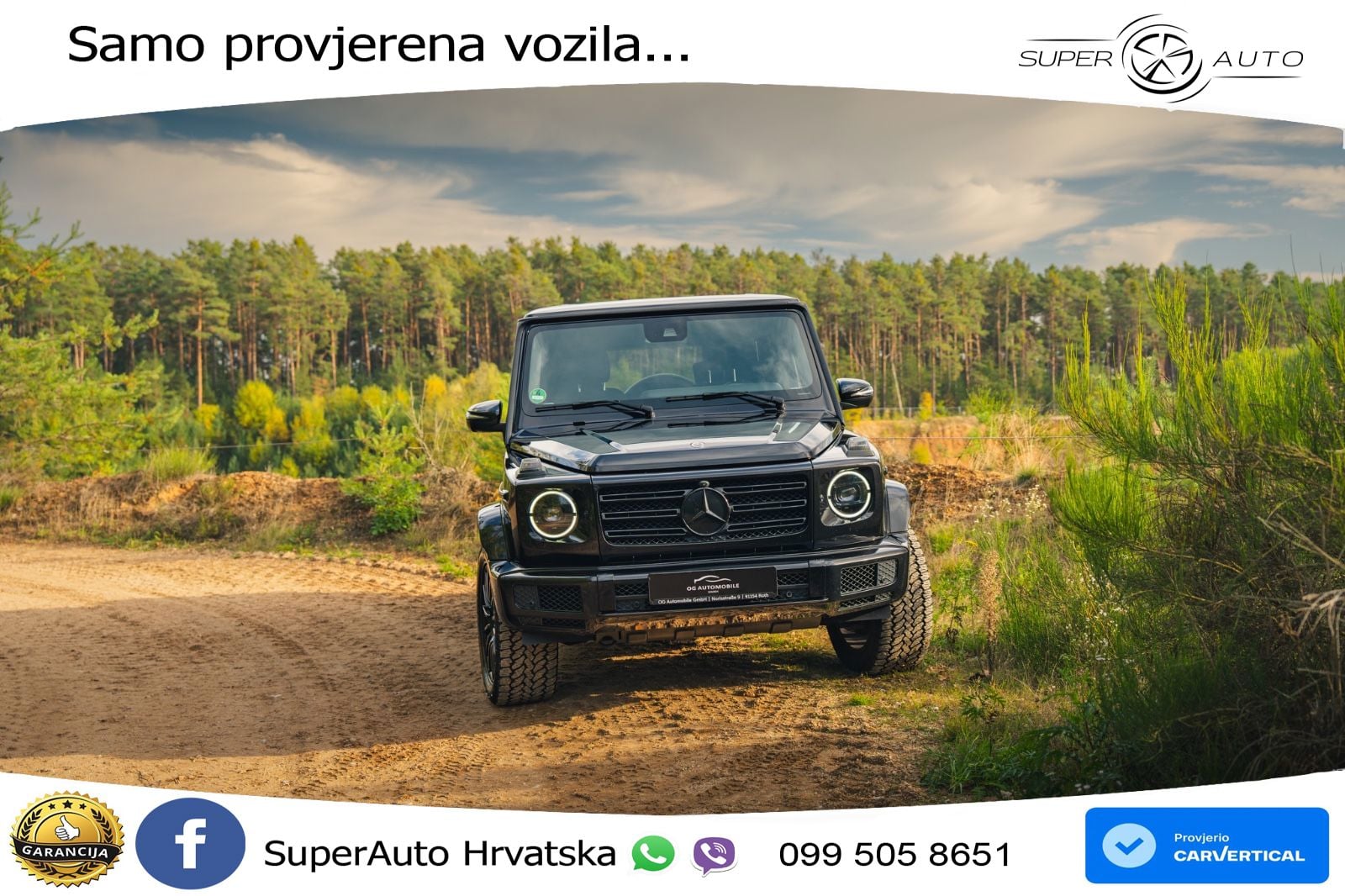 Mercedes G 500 Long V8 (422 KS) 4MATIC 9G-TRONIC AMG LED+GR SJED+ACC