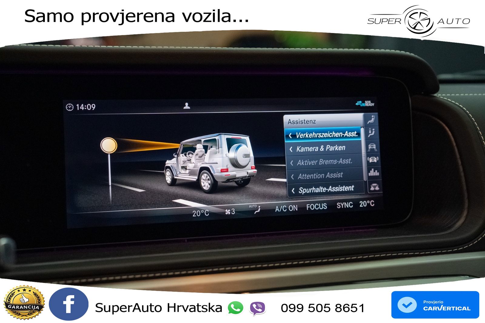 Mercedes G 500 Long V8 (422 KS) 4MATIC 9G-TRONIC AMG LED+GR SJED+ACC
