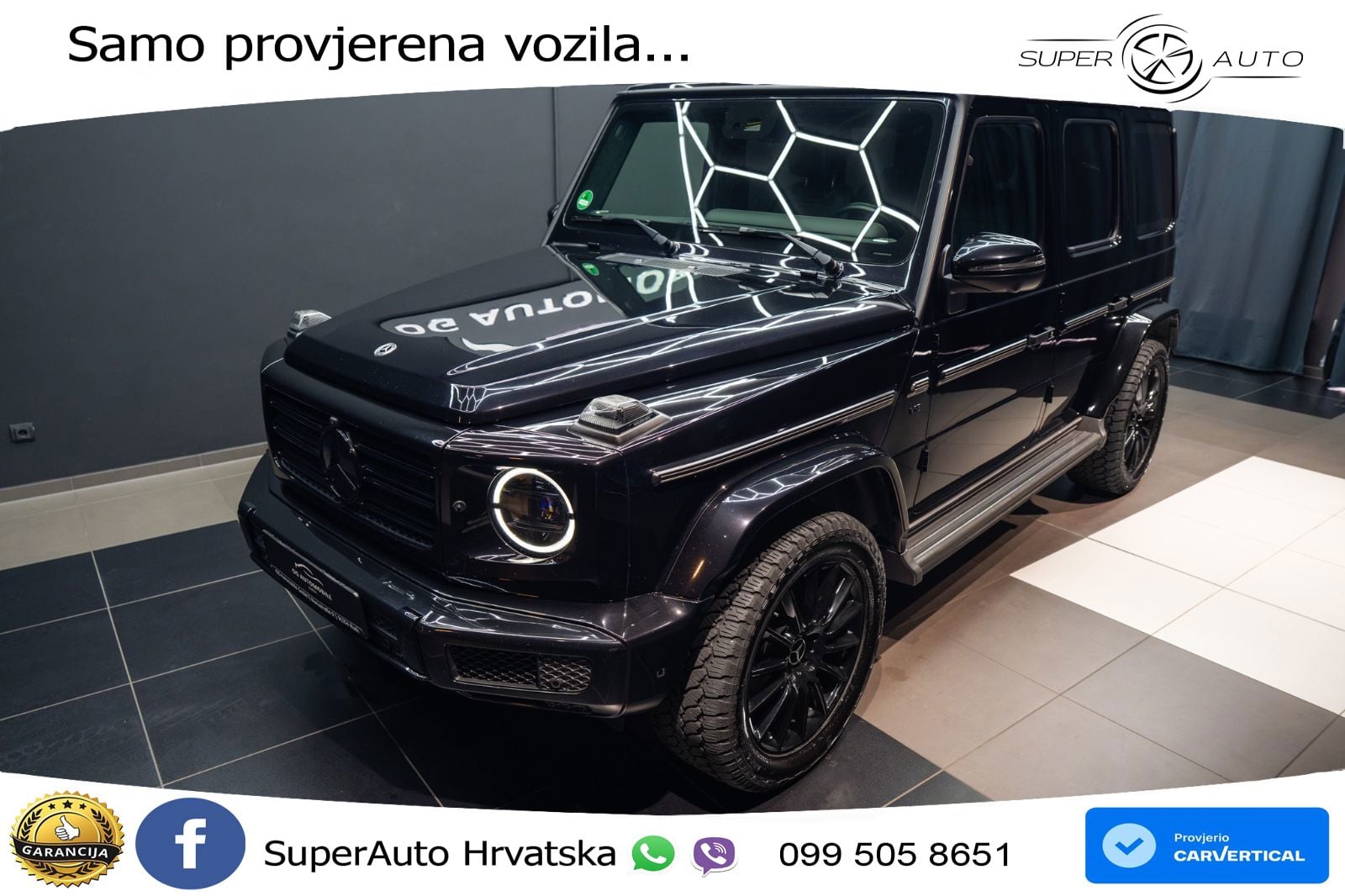 Mercedes G 500 Long V8 (422 KS) 4MATIC 9G-TRONIC AMG LED+GR SJED+ACC