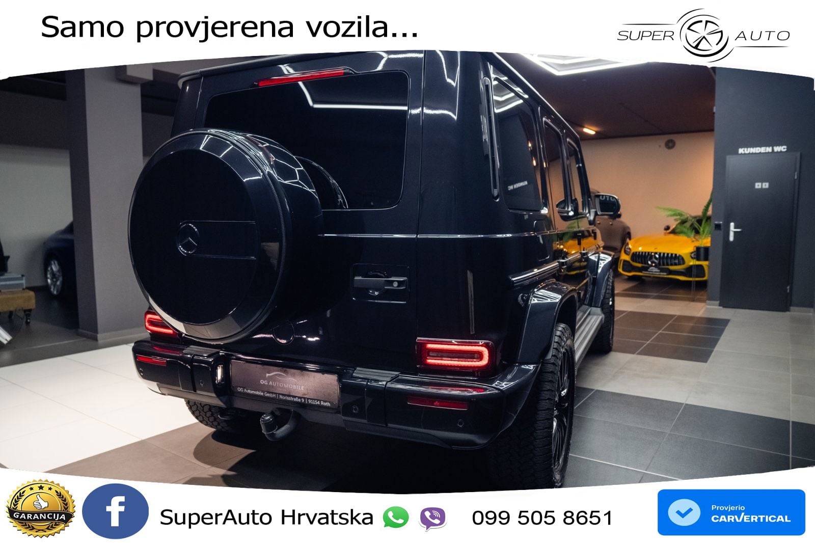 Mercedes G 500 Long V8 (422 KS) 4MATIC 9G-TRONIC AMG LED+GR SJED+ACC