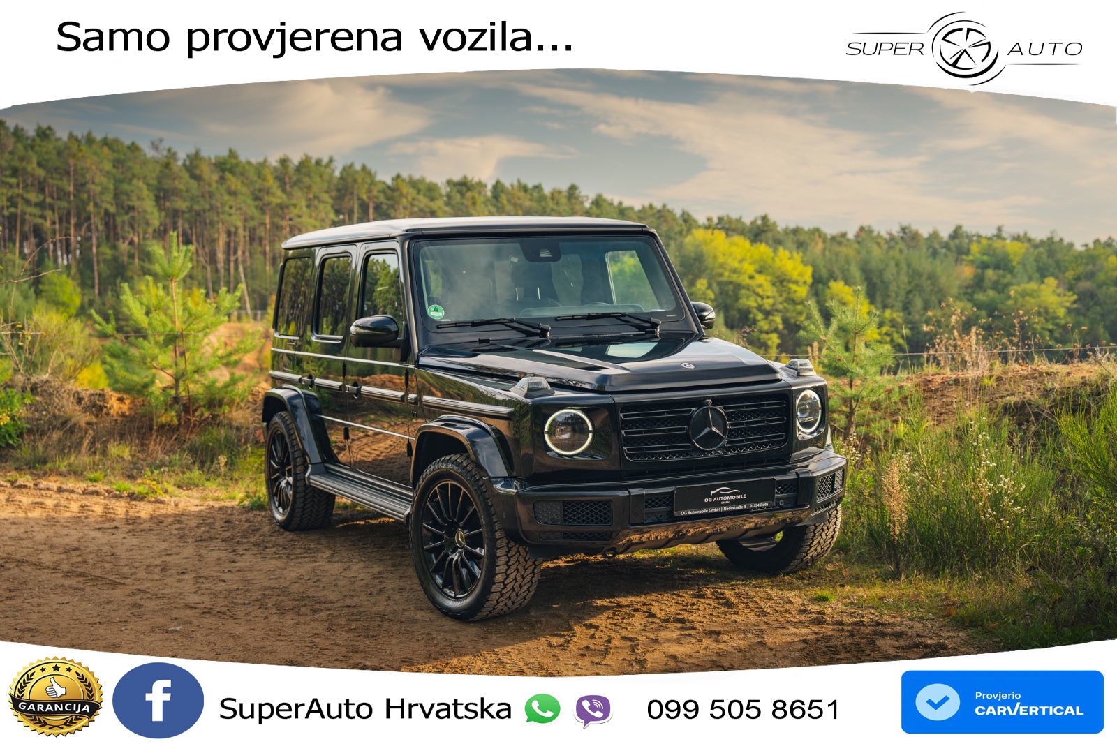 Mercedes G 500 Long V8 (422 KS) 4MATIC 9G-TRONIC AMG LED+GR SJED+ACC