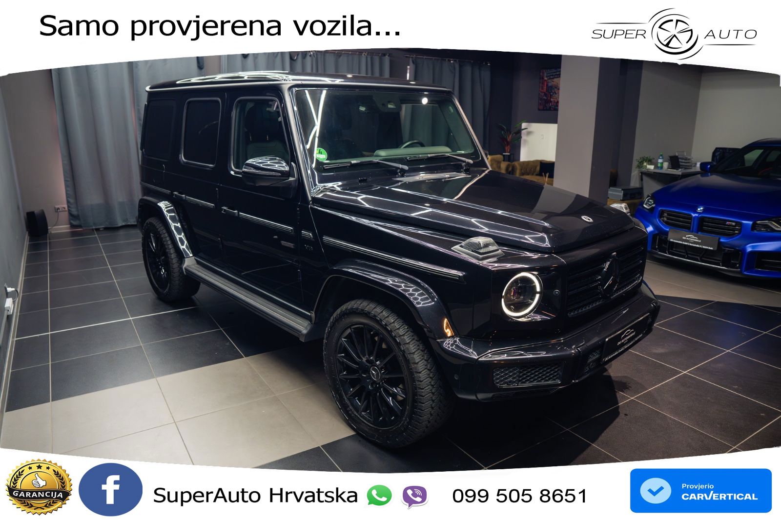 Mercedes G 500 Long V8 (422 KS) 4MATIC 9G-TRONIC AMG LED+GR SJED+ACC