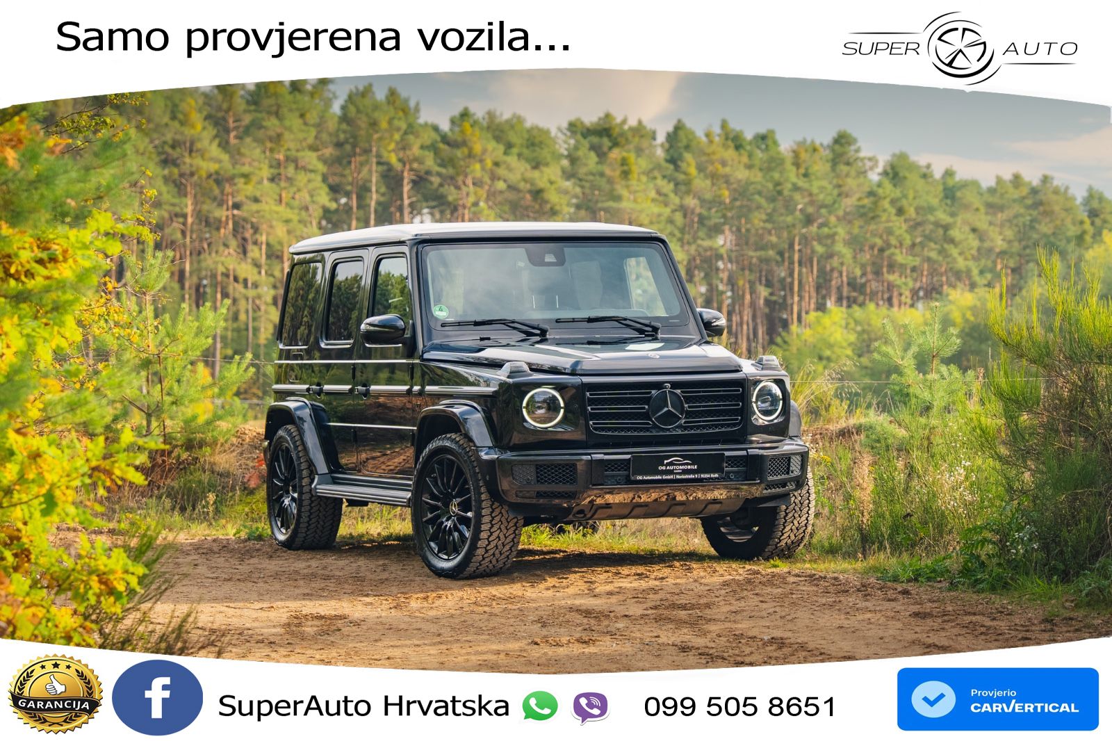 Mercedes G 500 Long V8 (422 KS) 4MATIC 9G-TRONIC AMG LED+GR SJED+ACC