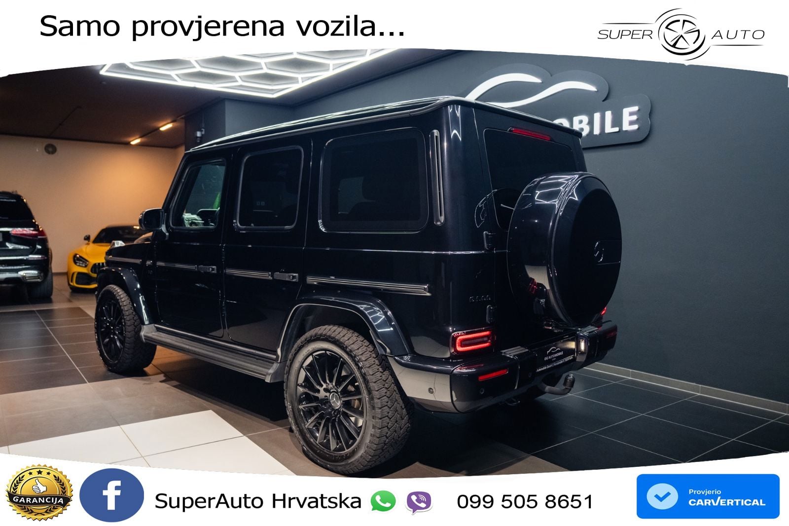 Mercedes G 500 Long V8 (422 KS) 4MATIC 9G-TRONIC AMG LED+GR SJED+ACC
