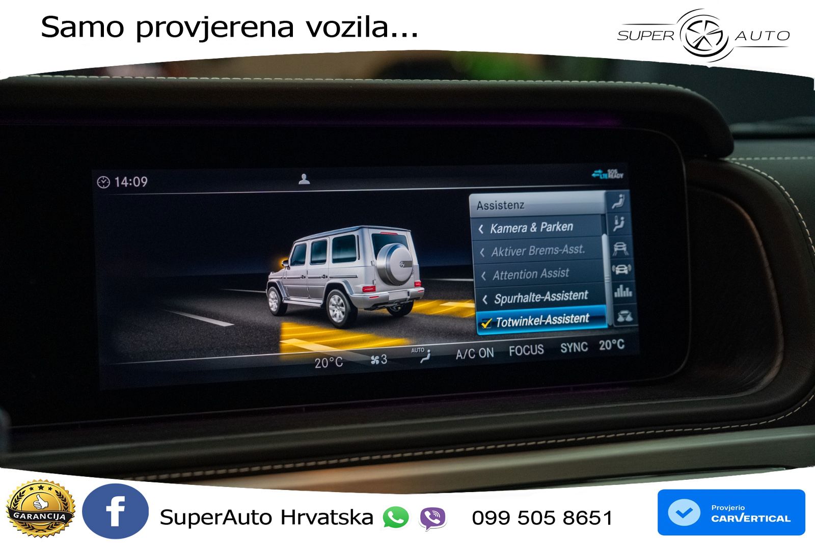 Mercedes G 500 Long V8 (422 KS) 4MATIC 9G-TRONIC AMG LED+GR SJED+ACC