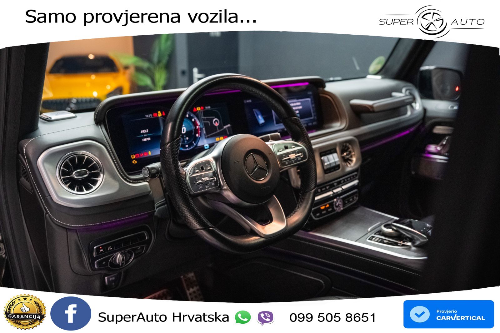 Mercedes G 500 Long V8 (422 KS) 4MATIC 9G-TRONIC AMG LED+GR SJED+ACC
