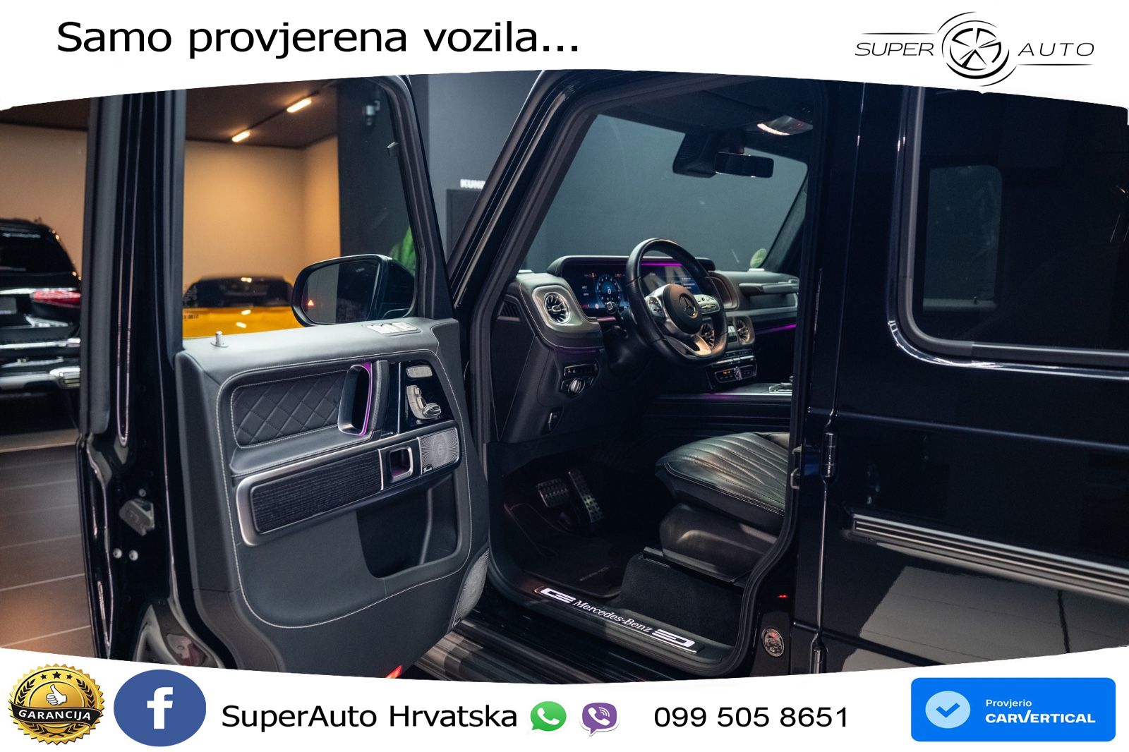 Mercedes G 500 Long V8 (422 KS) 4MATIC 9G-TRONIC AMG LED+GR SJED+ACC