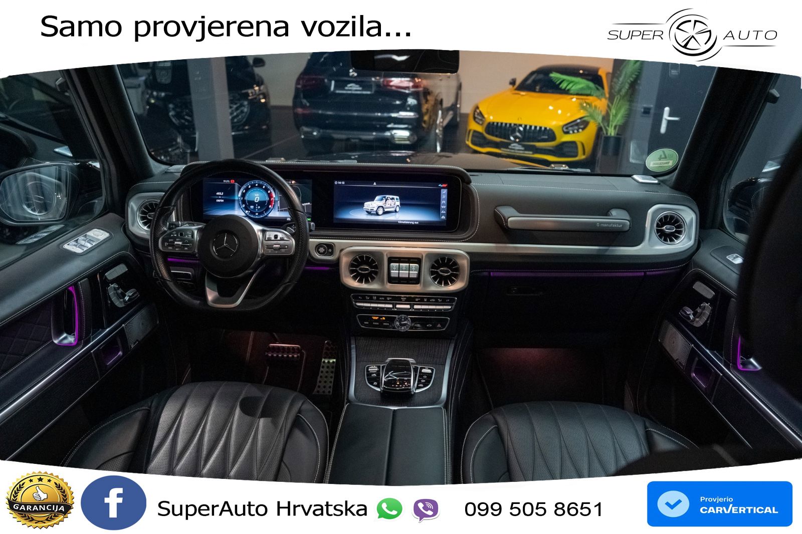 Mercedes G 500 Long V8 (422 KS) 4MATIC 9G-TRONIC AMG LED+GR SJED+ACC