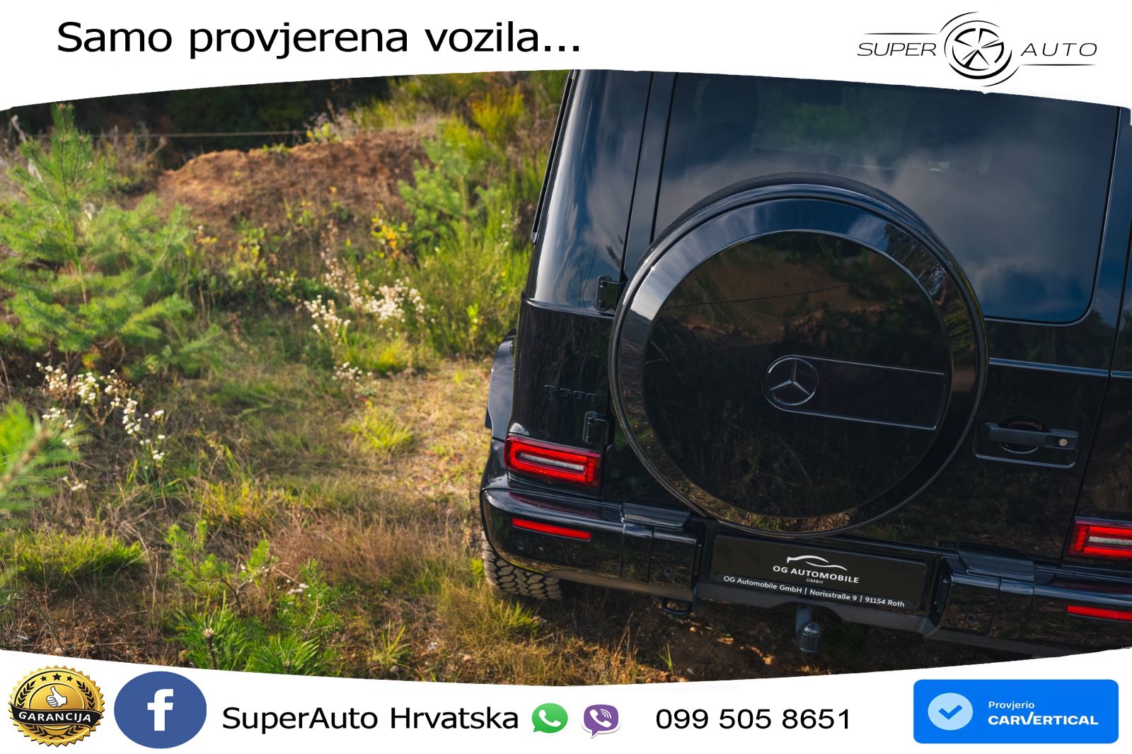 Mercedes G 500 Long V8 (422 KS) 4MATIC 9G-TRONIC AMG LED+GR SJED+ACC