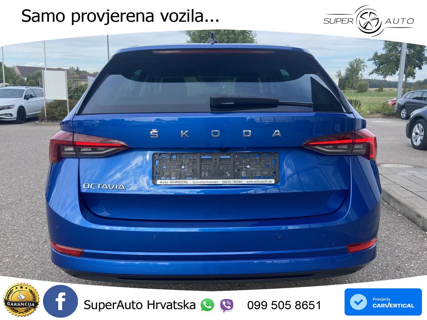 Škoda Octavia Combi 2.0 TDI (150 KS) DSG LED+GR SJED+ACC