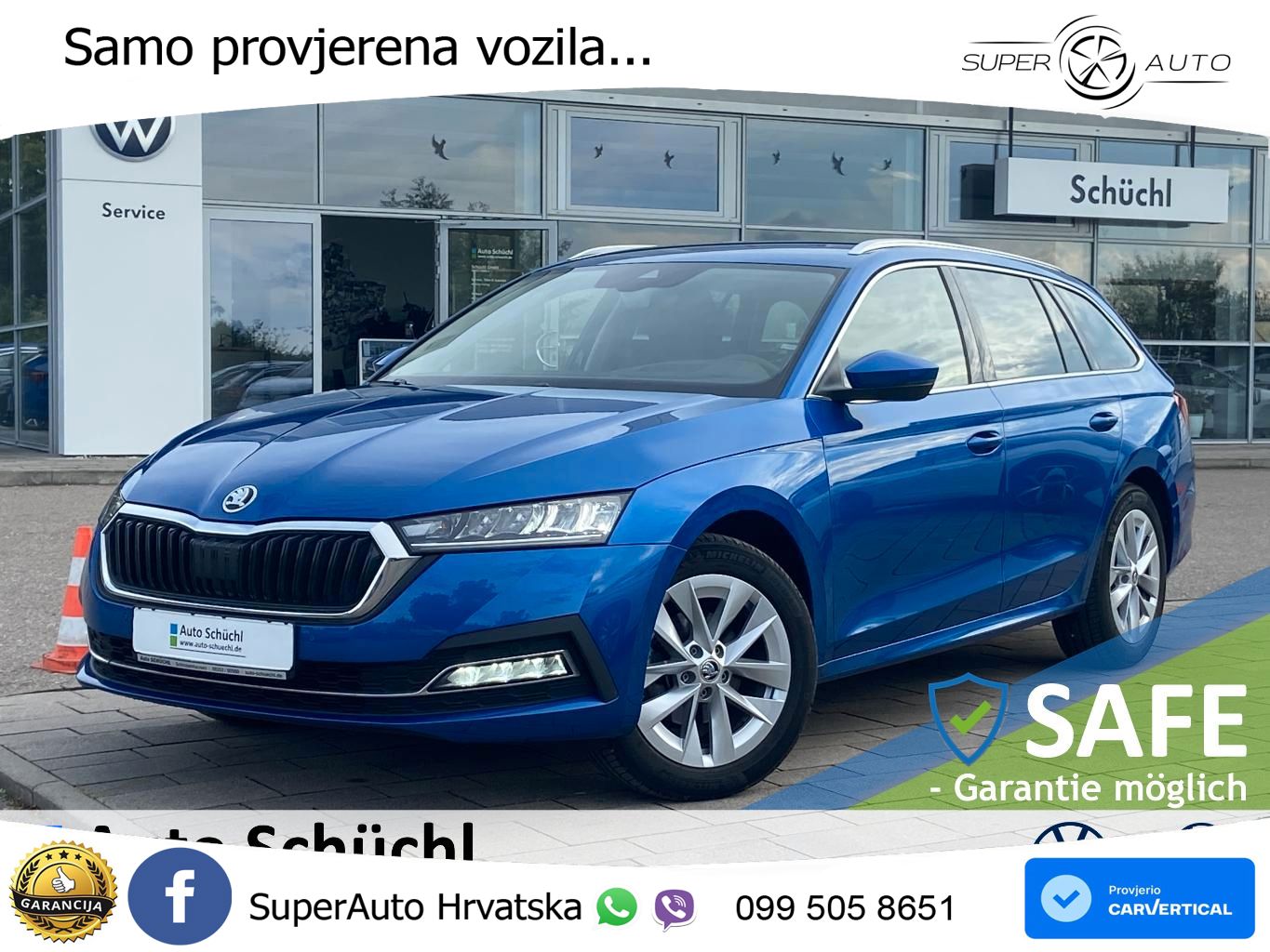 Škoda Octavia Combi 2.0 TDI (150 KS) DSG LED+GR SJED+ACC