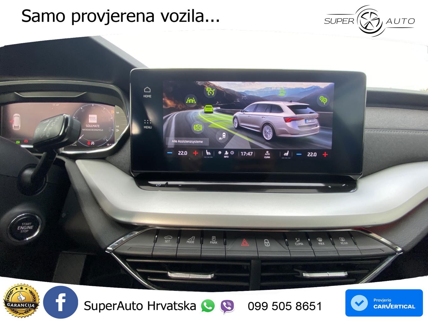 Škoda Octavia Combi 2.0 TDI (150 KS) DSG LED+GR SJED+ACC