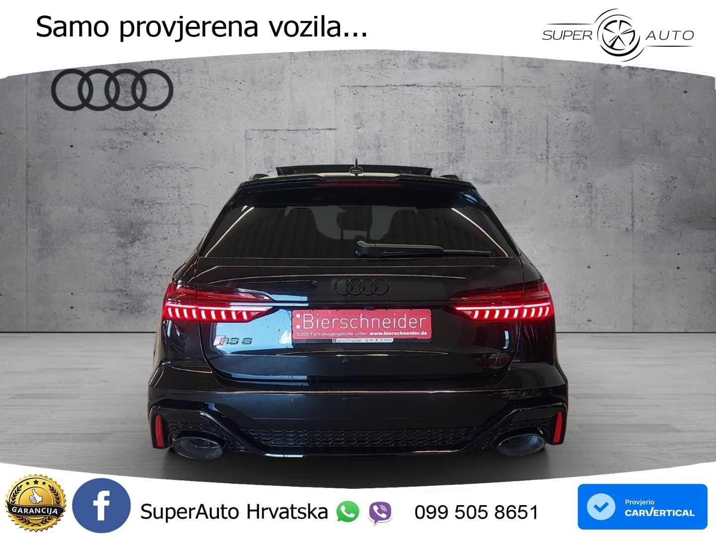 Audi RS6 Avant 4.0 TFSI V8 (600 KS) quattro Tiptronic Kuka LED+GR SJED+ACC