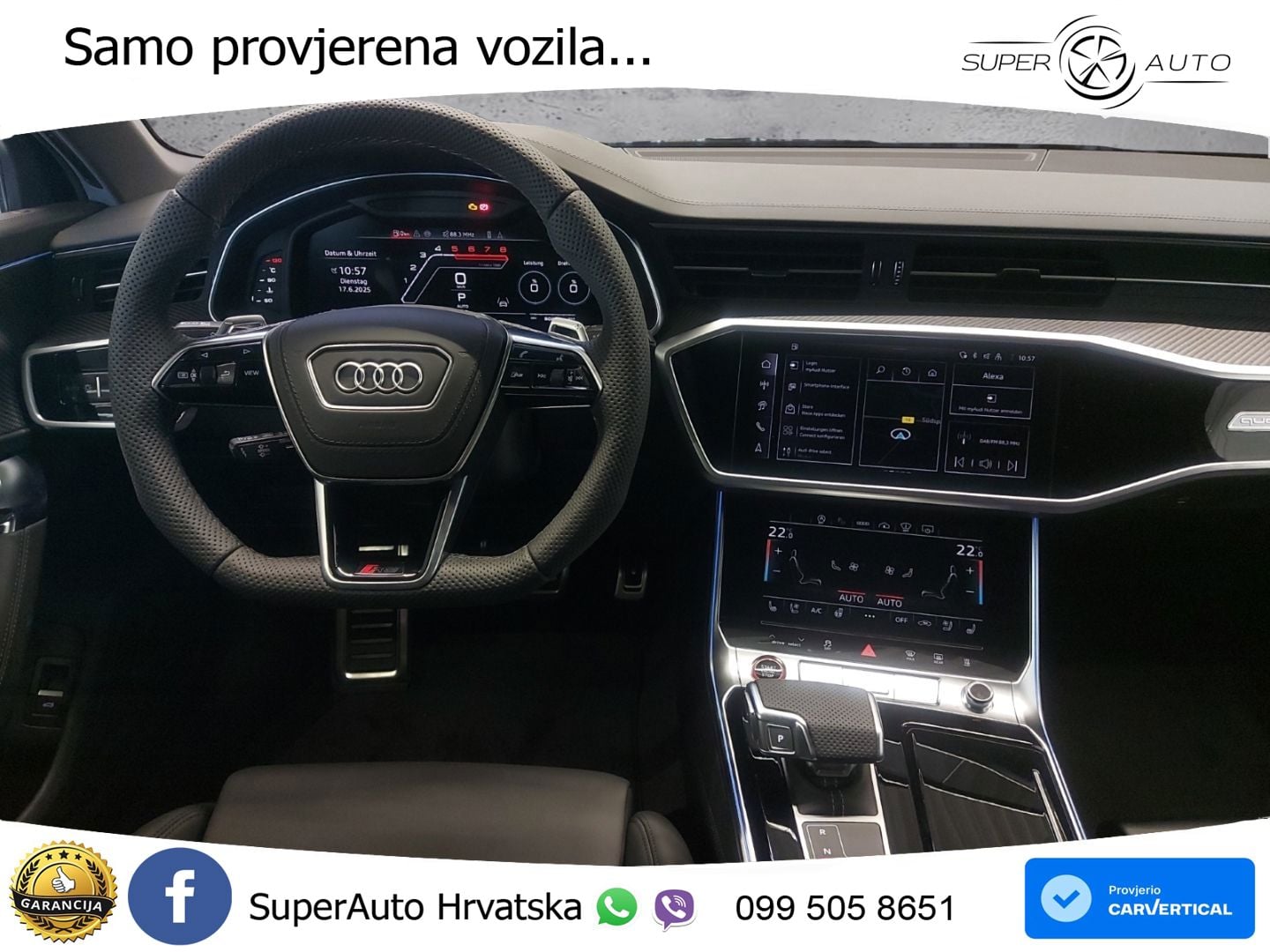 Audi RS6 Avant 4.0 TFSI V8 (600 KS) quattro Tiptronic Kuka LED+GR SJED+ACC