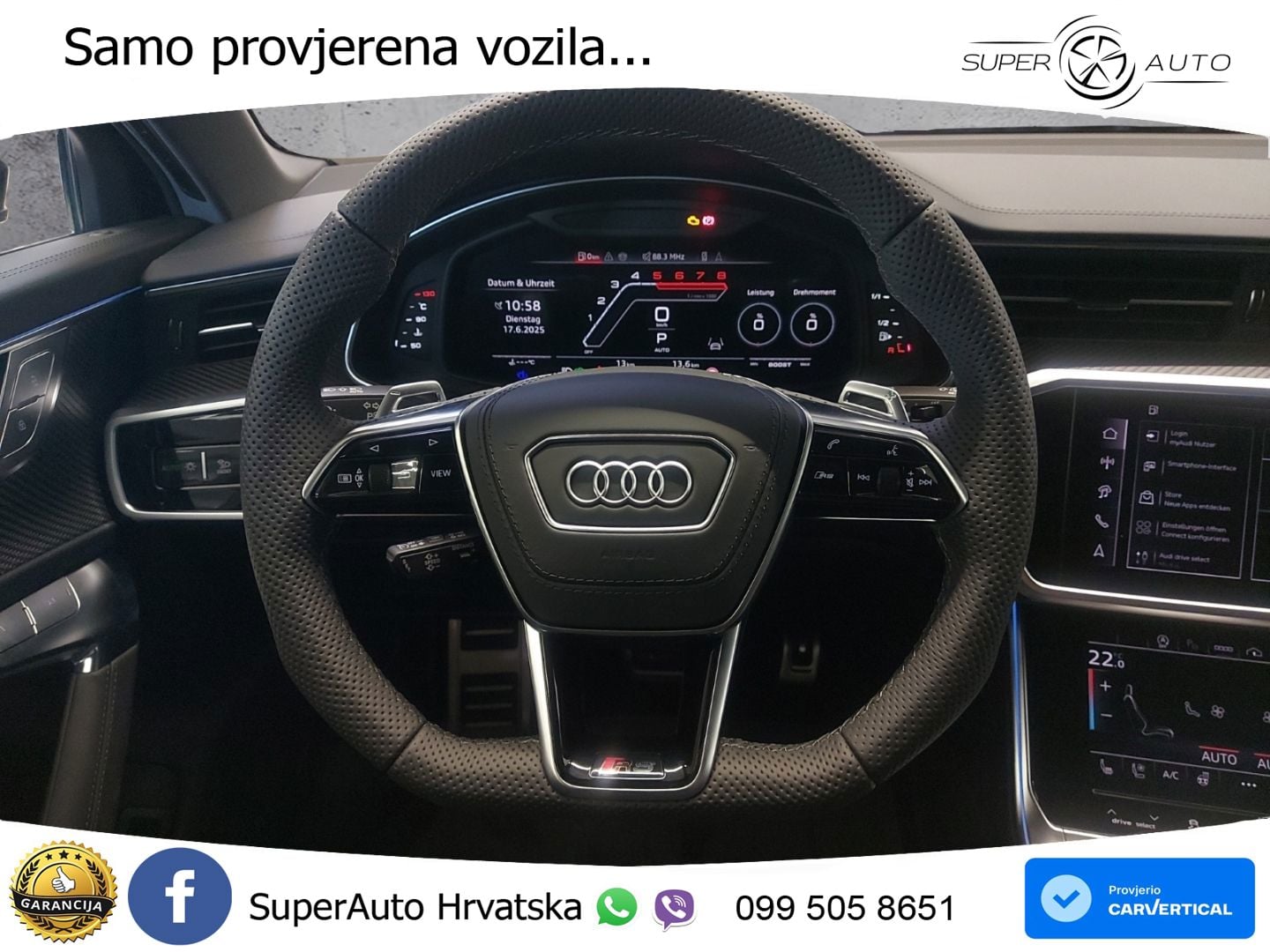 Audi RS6 Avant 4.0 TFSI V8 (600 KS) quattro Tiptronic Kuka LED+GR SJED+ACC