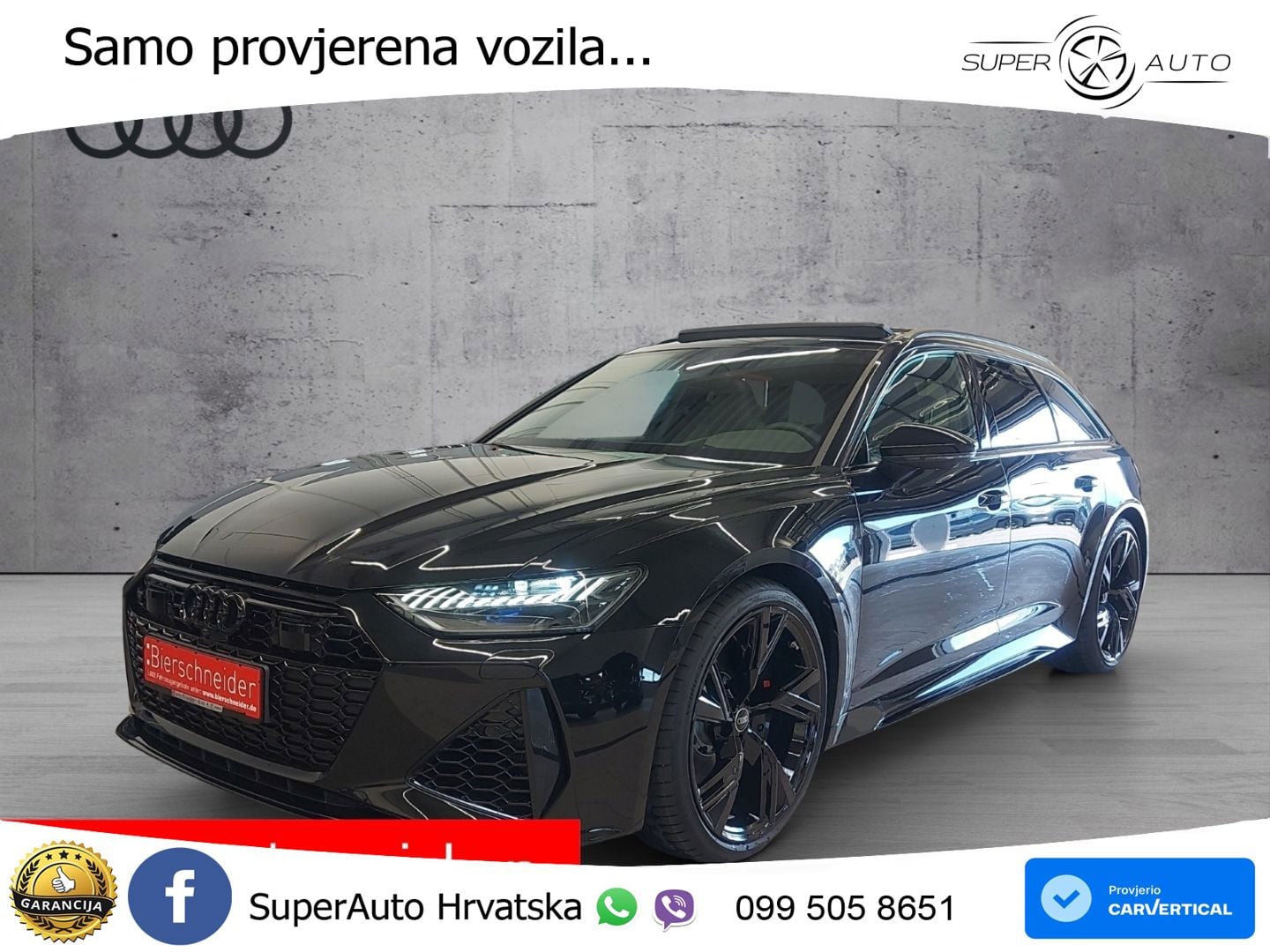 Audi RS6 Avant 4.0 TFSI V8 (600 KS) quattro Tiptronic Kuka LED+GR SJED+ACC