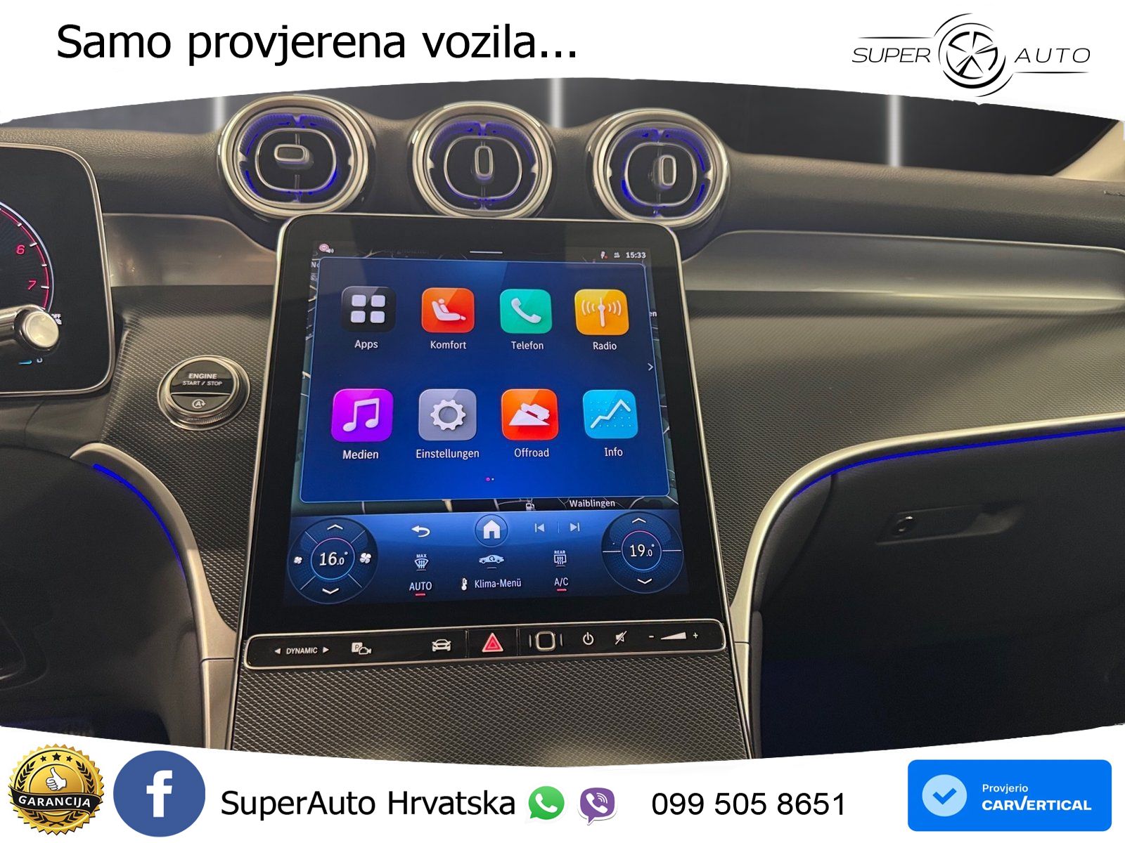 Mercedes GLC 200 (204 KS) 4MATIC 9G-TRONIC Avantgarde LED+GR SJED+ACC
