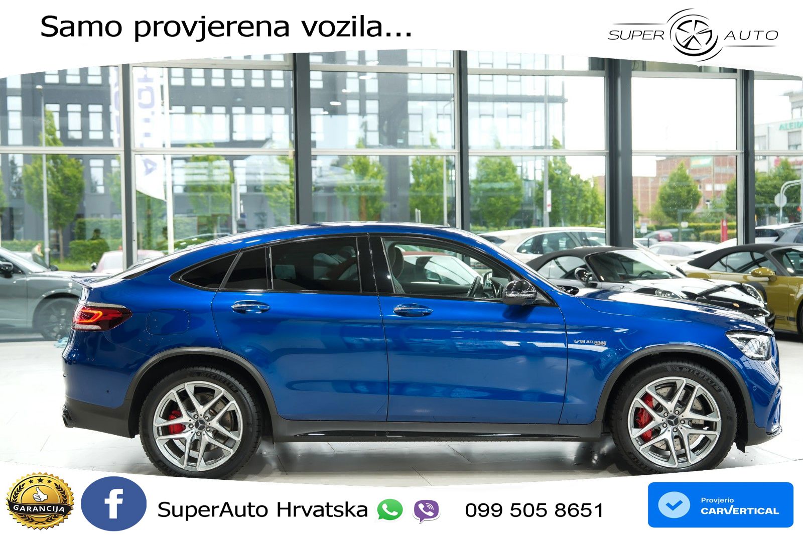Mercedes GLC Coupe AMG 63 S V8 (510 KS) 4MATIC+ MCT LED+GR SJED+ACC