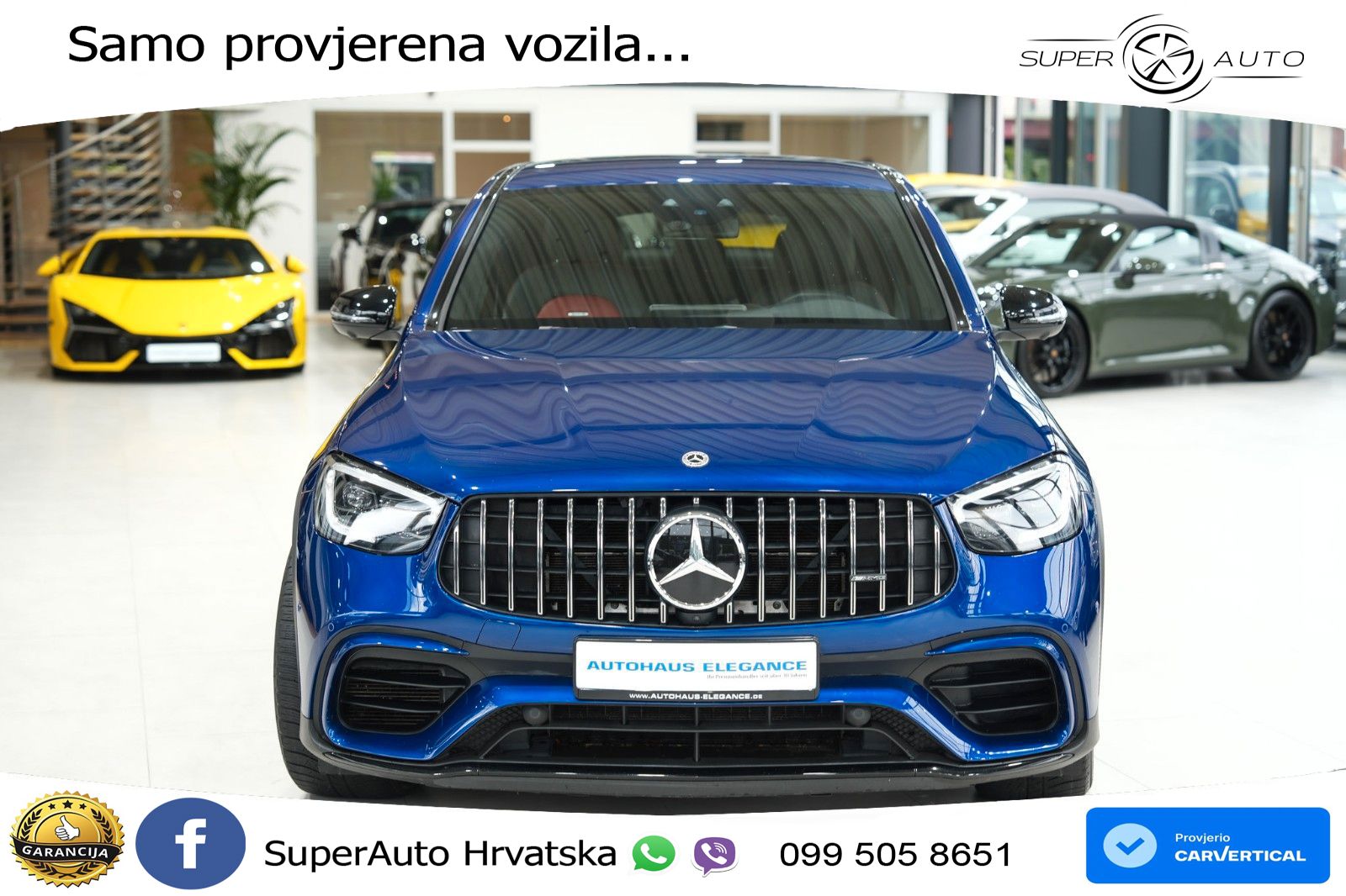 Mercedes GLC Coupe AMG 63 S V8 (510 KS) 4MATIC+ MCT LED+GR SJED+ACC