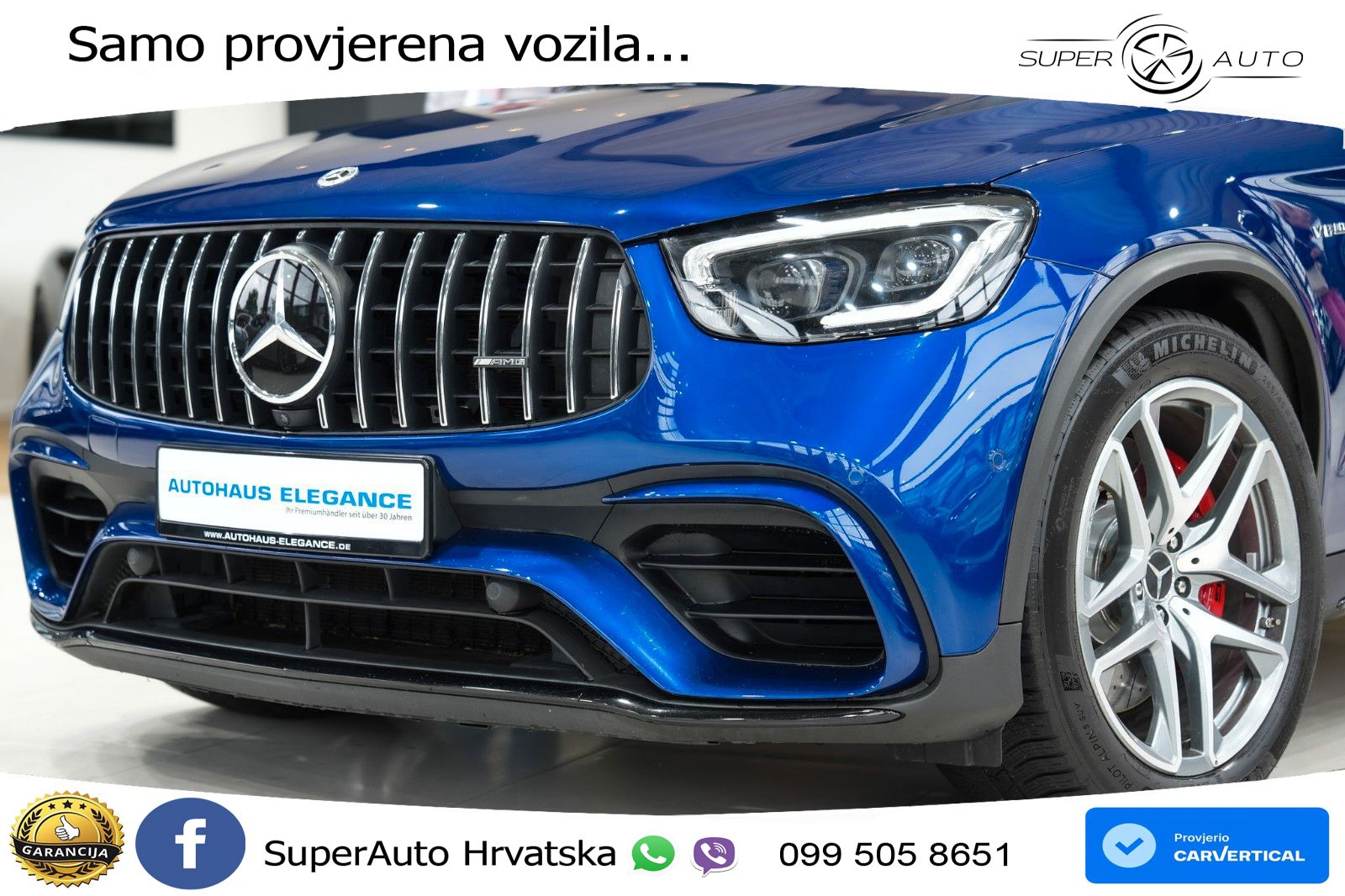 Mercedes GLC Coupe AMG 63 S V8 (510 KS) 4MATIC+ MCT LED+GR SJED+ACC