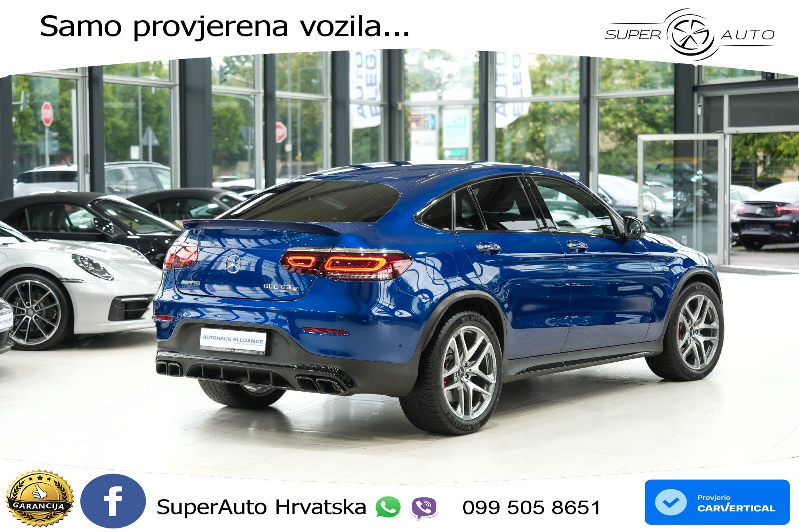 Mercedes GLC Coupe AMG 63 S V8 (510 KS) 4MATIC+ MCT LED+GR SJED+ACC