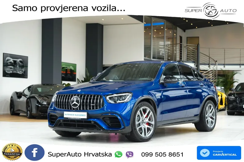 Mercedes GLC Coupe AMG 63 S V8 (510 KS) 4MATIC+ MCT LED+GR SJED+ACC