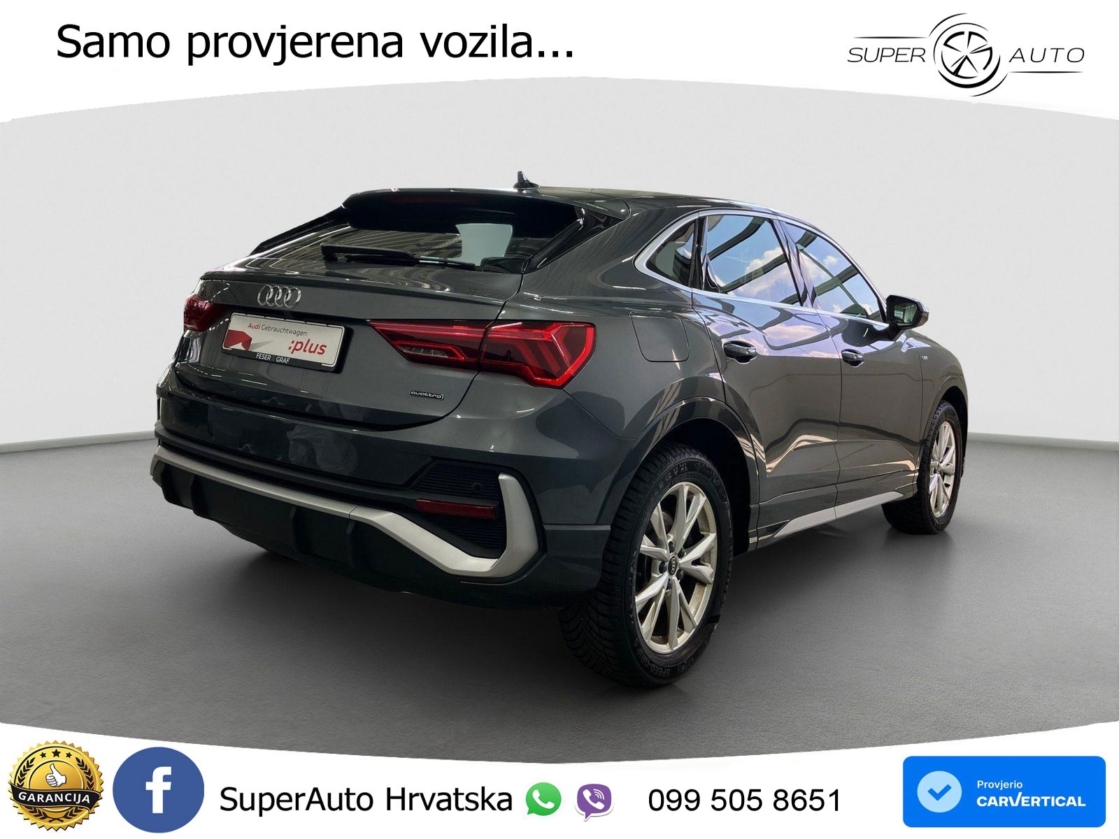 Audi Q3 II Sportback 40 TFSI (190 KS) quattro S tronic S line