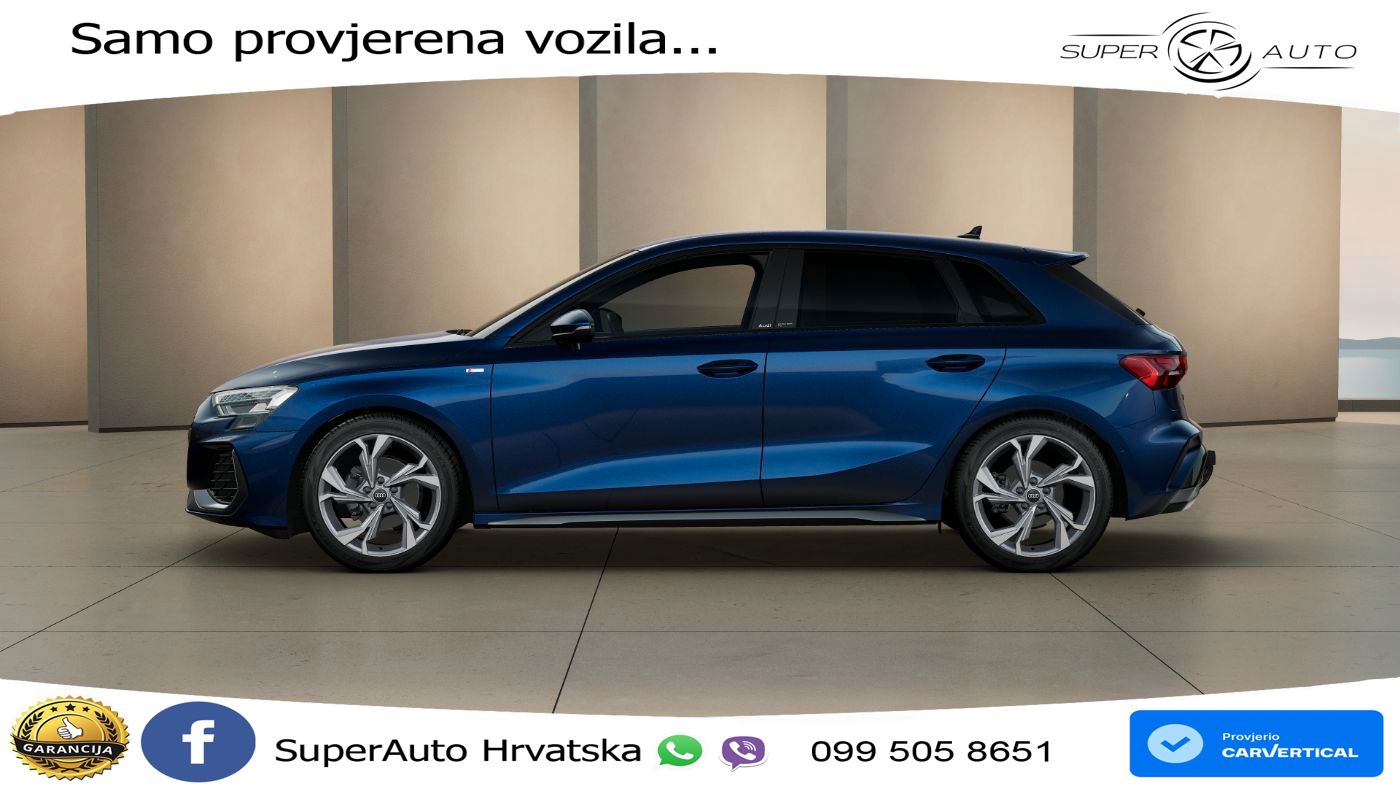 Audi A3 Sportback 30 TFSI (116 KS) Mild Hybrid S tronic S line MATRIX+GR SJED+KAM