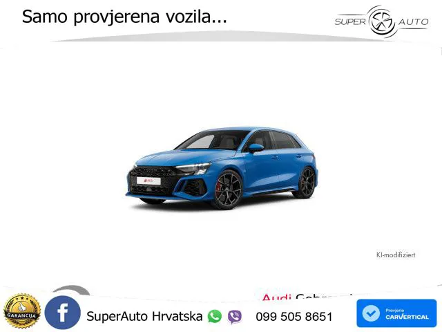 Audi RS3 Sportback 2.5 TFSI (400 KS) quattro S tronic