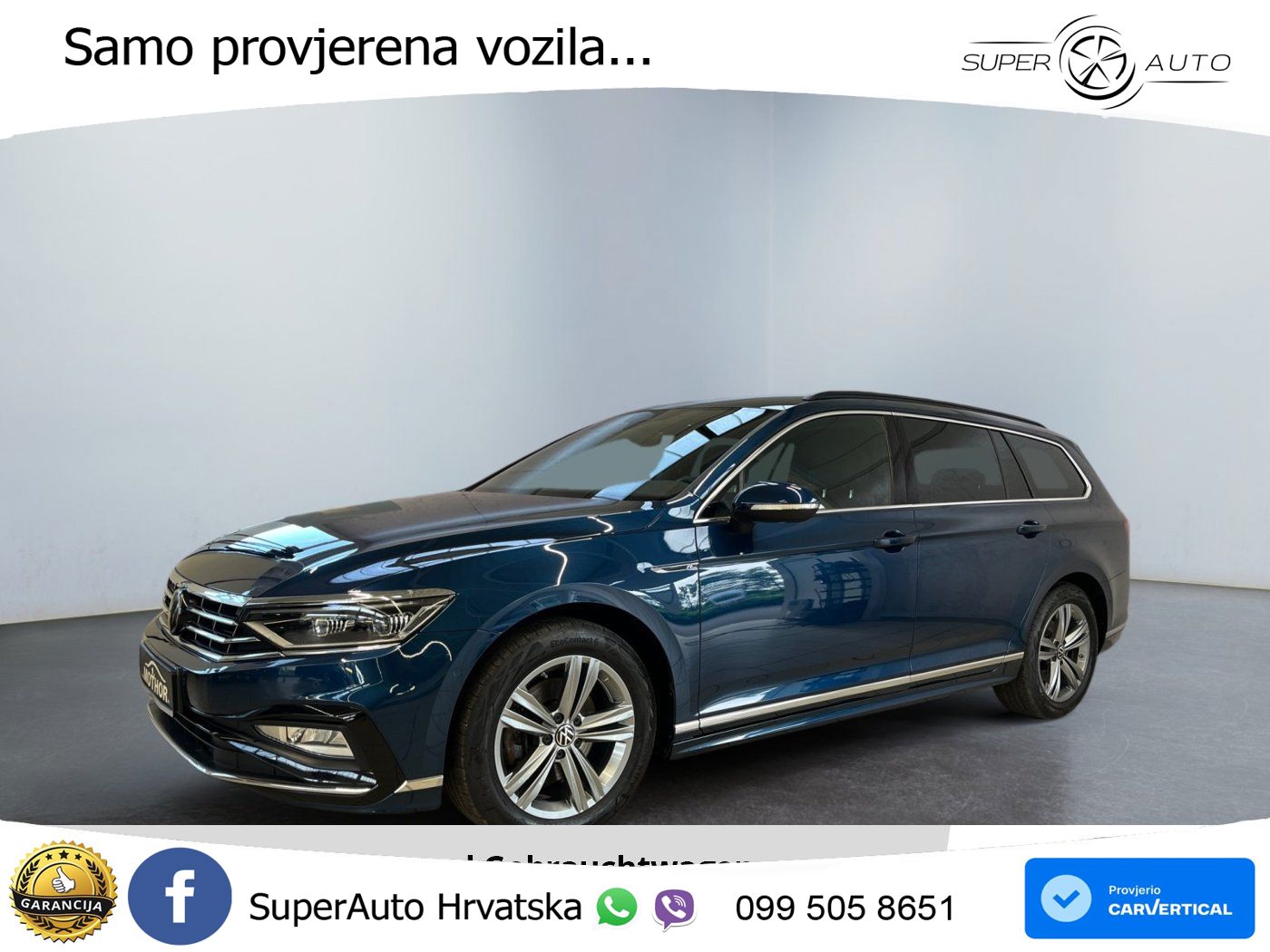Volkswagen Passat Variant 2.0 TDI (150 KS) DSG R-Line MATRIX+GR SJED+KAM