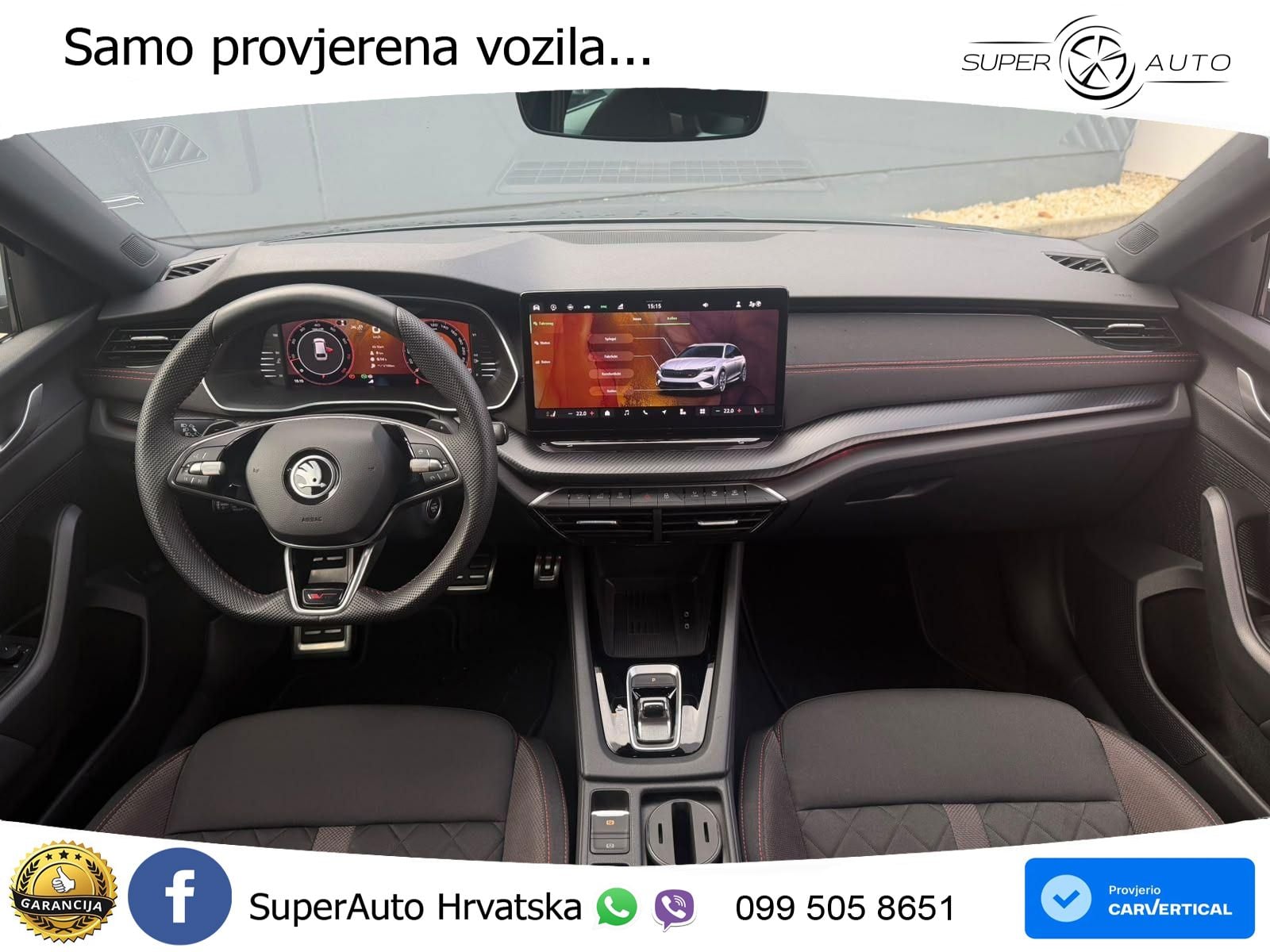 Škoda Octavia Combi RS 2.0 TSI (265 KS) DSG MATRIX+GR SJED+KAM