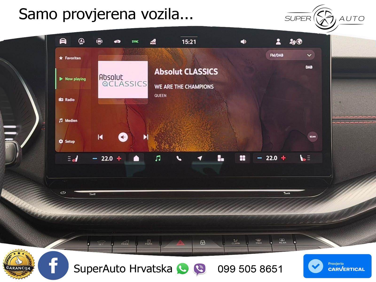 Škoda Octavia Combi RS 2.0 TSI (265 KS) DSG MATRIX+GR SJED+KAM
